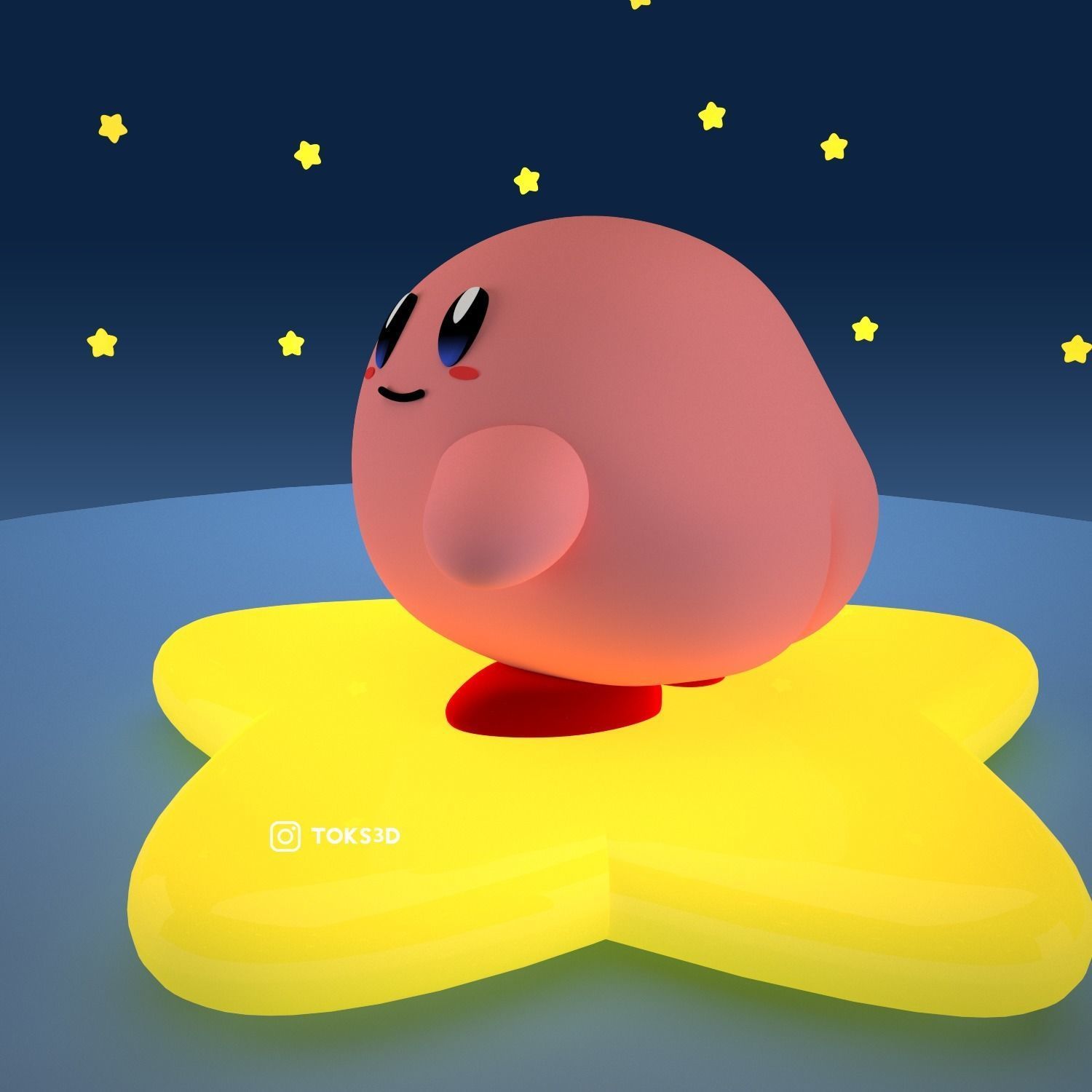 Kirby Pompas 3D print model_2
