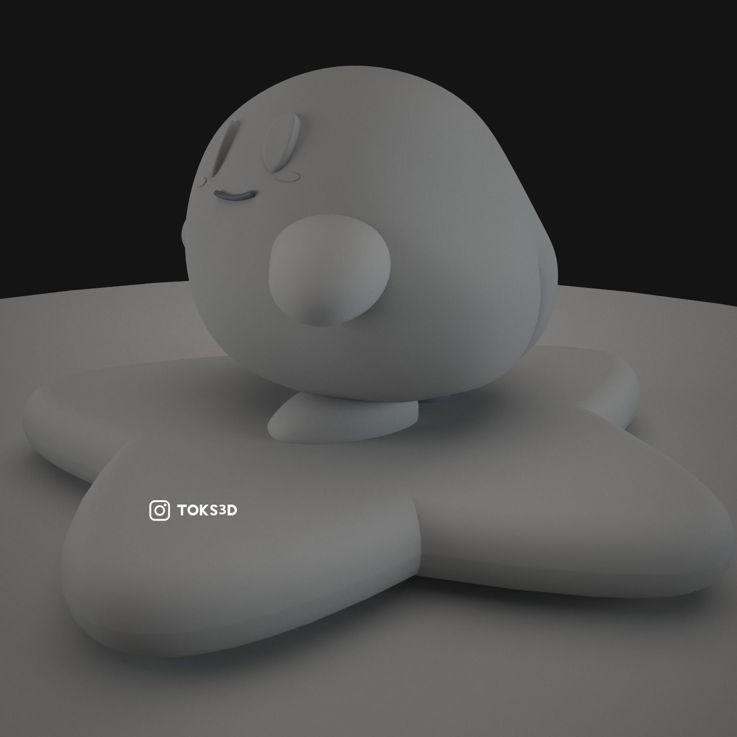 Kirby Pompas 3D print model_1