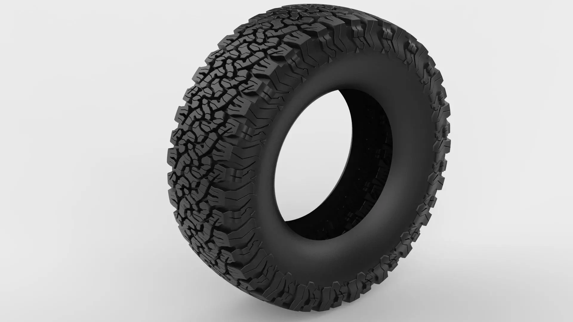 Generic 35 inch all terrain tire Free 3D model