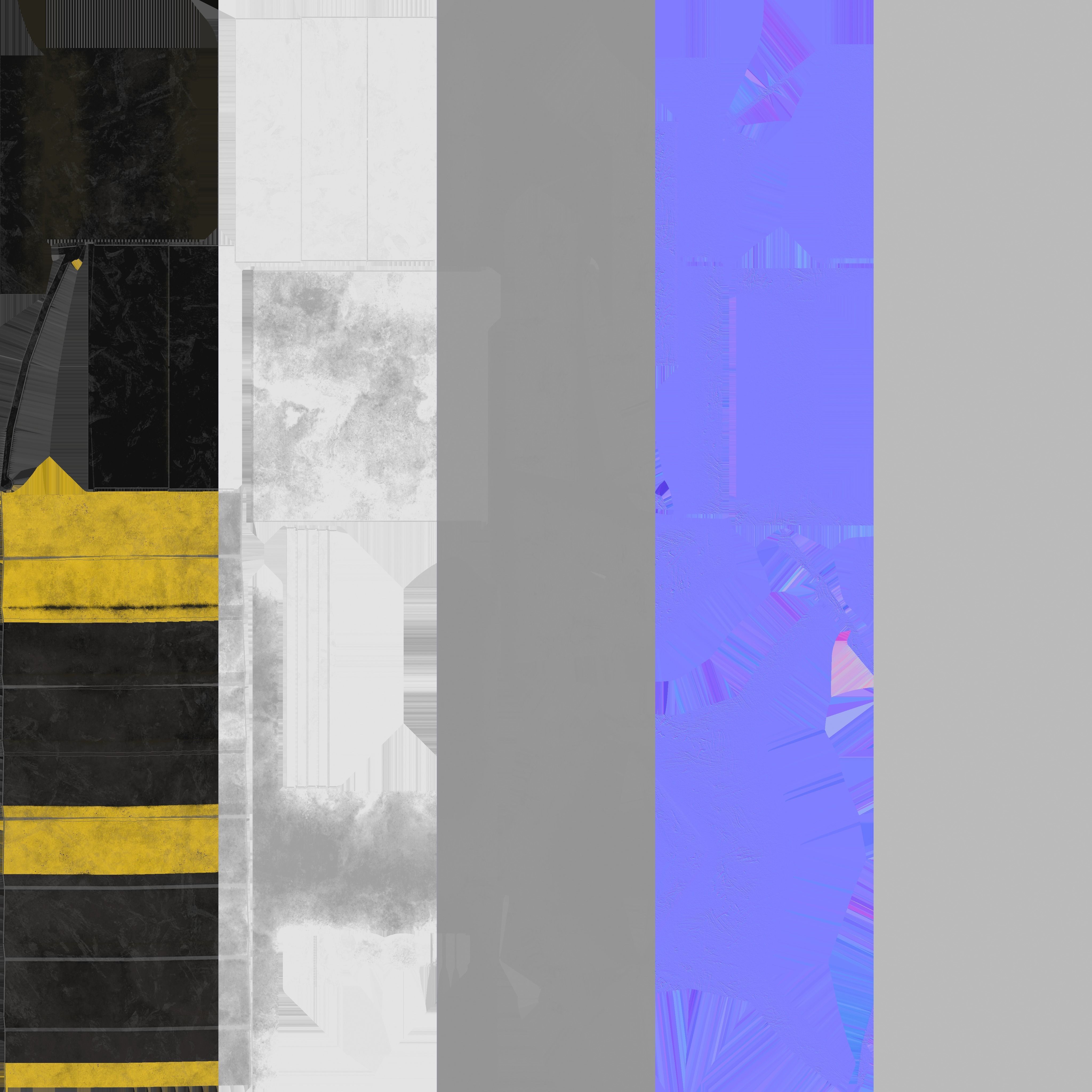 Wheel chock Low-poly 3D model_9