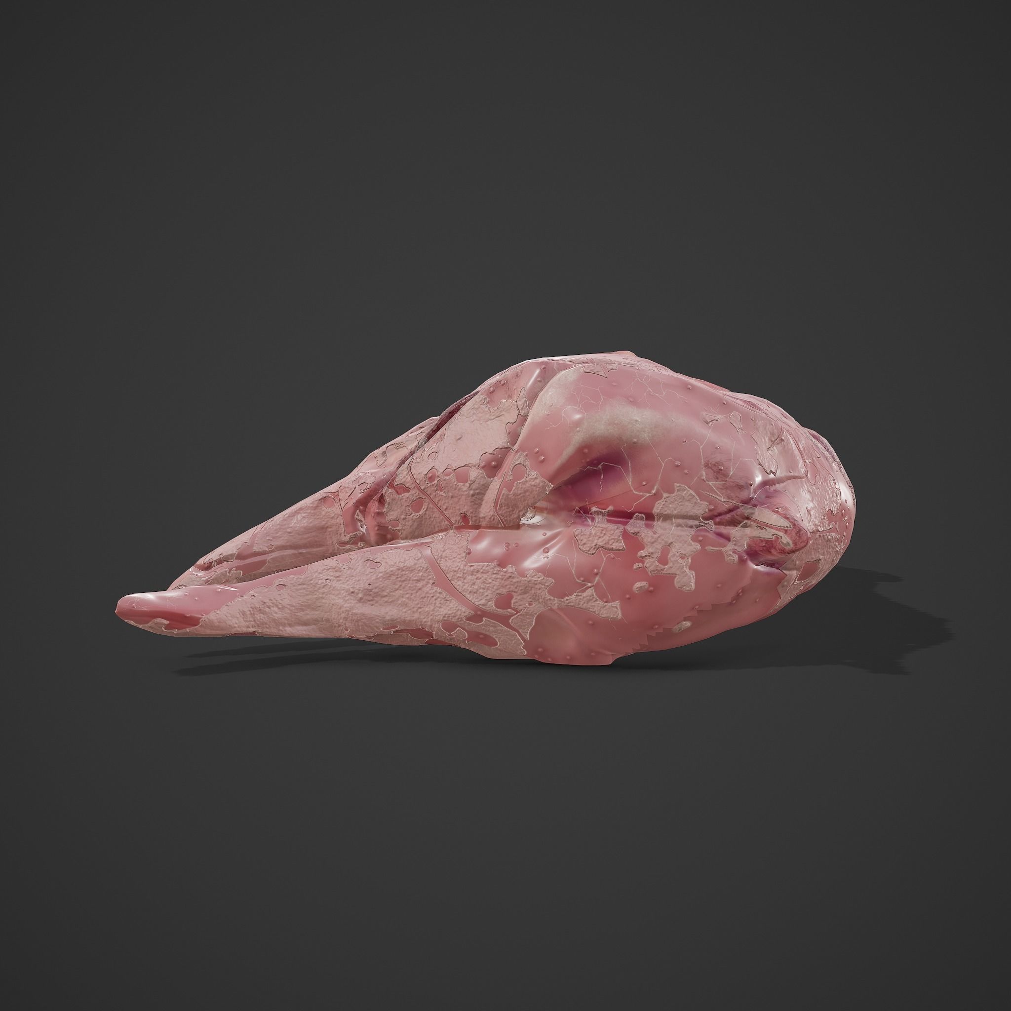 Skinned Rabbit Meat  3D model_11