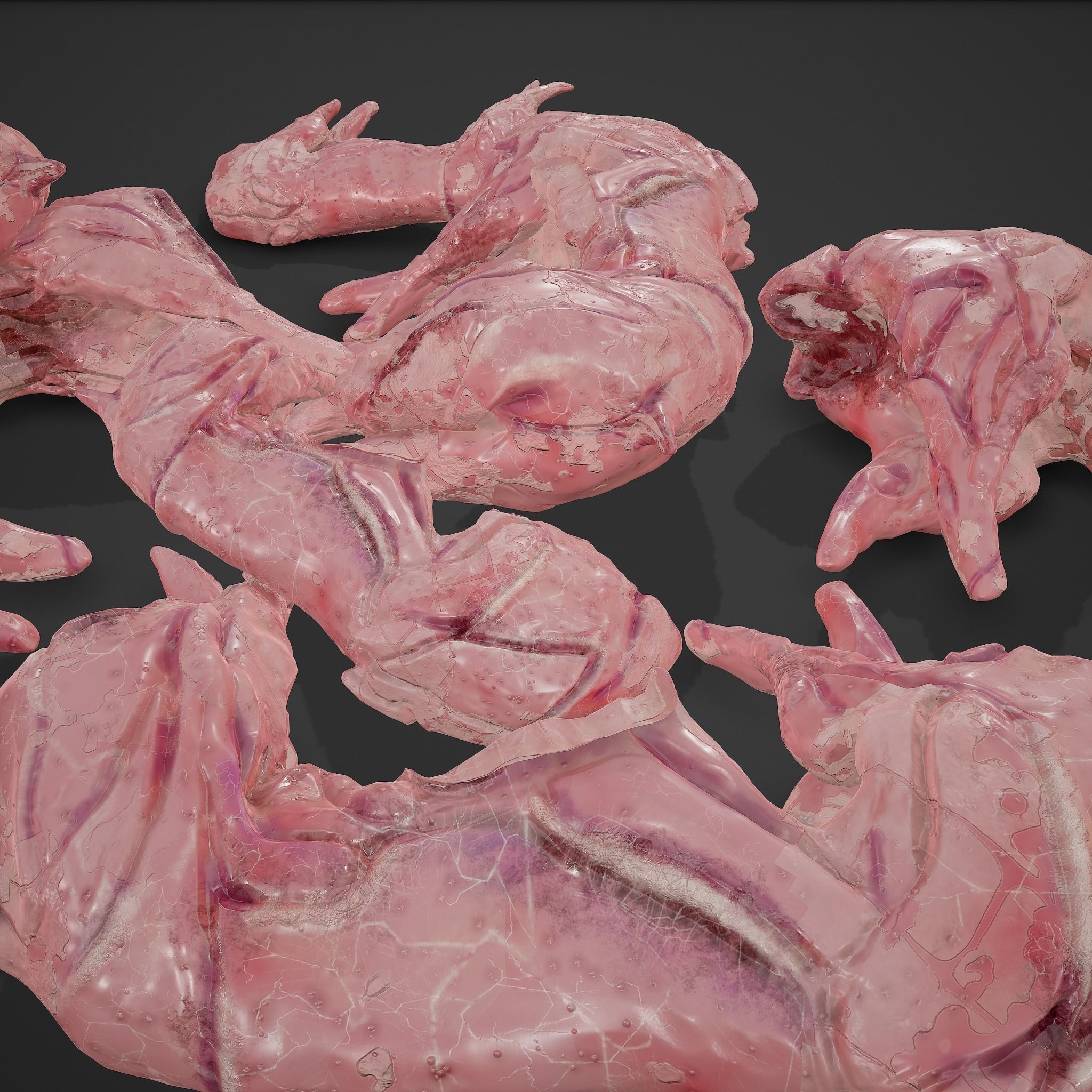 Skinned Rabbit Meat  3D model_17