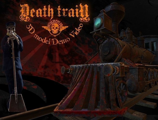 Death Train Low-poly 3D model