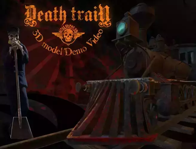 Death Train Low-poly 3D model