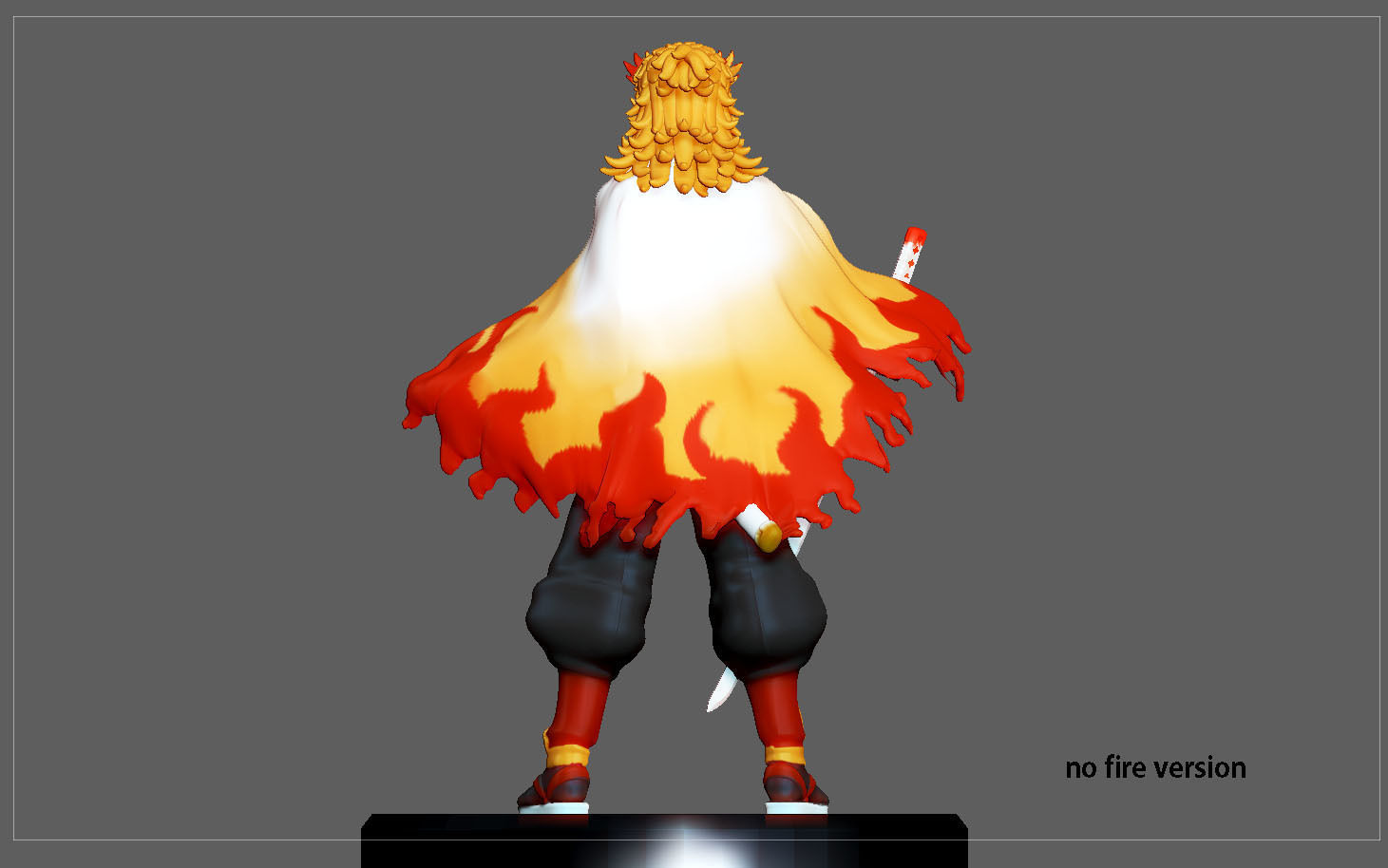 RENGOKU KIMETSU NO YAIBA ANIME STATUE CHARACTER 3D print model_10