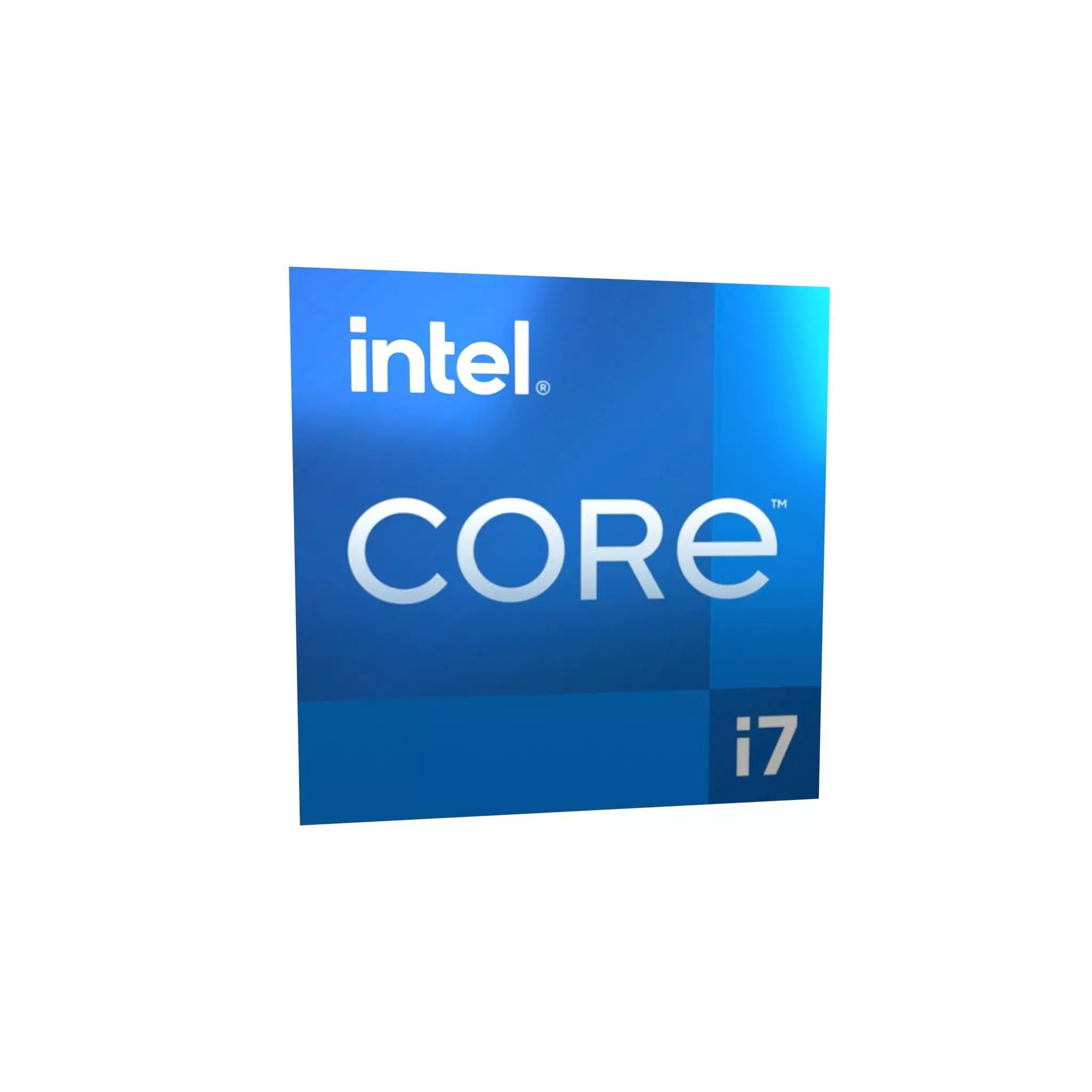 Intel CPU Tag i7 v1 003 Low-poly 3D model
