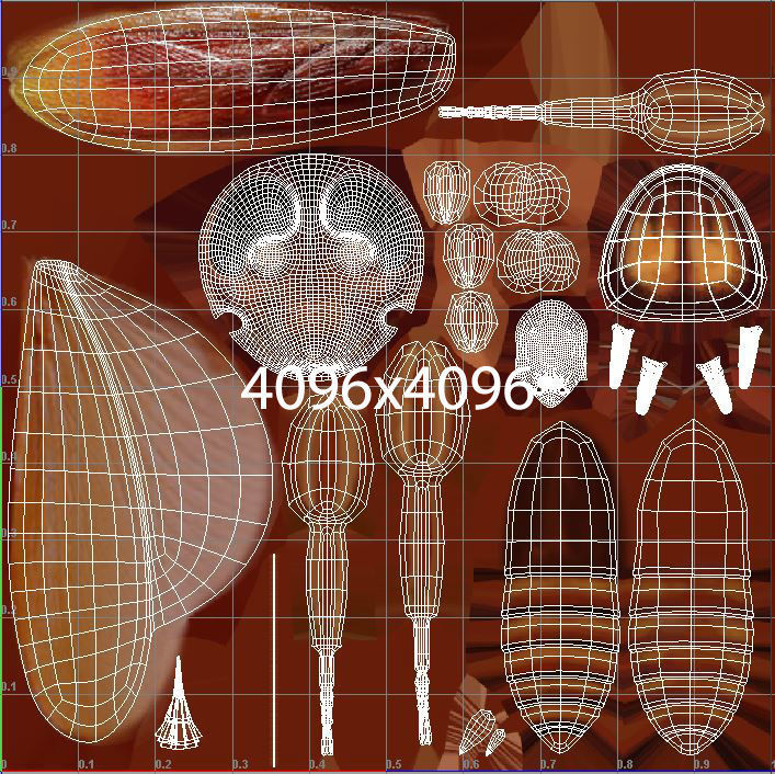 cockroach 3d maya rigged 3D model_5