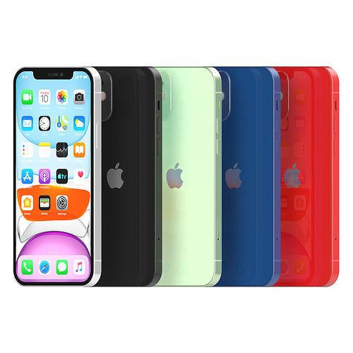 IPhone 12 3D model