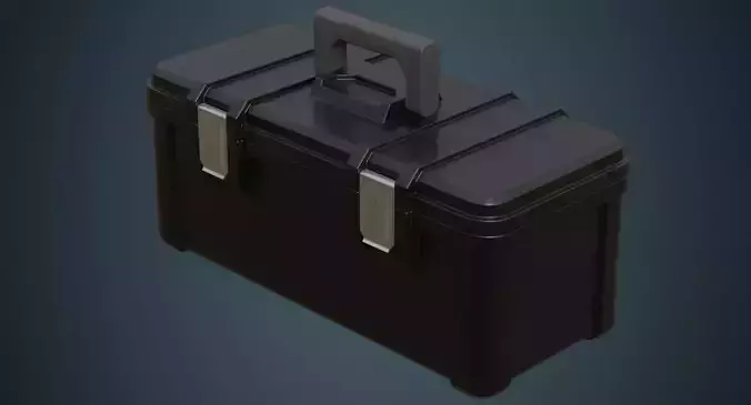 Toolbox 3A Low-poly 3D model