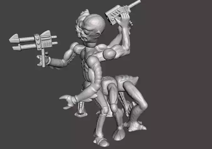 MODULOK MOTU STYLE VINTAGE ACTION FIGURE 3D print model