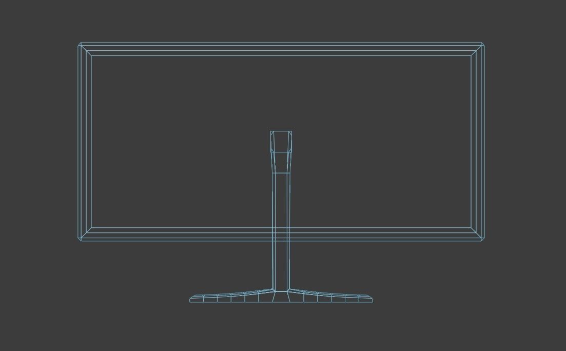 Realistic Desktop PC Low-poly 3D model_23