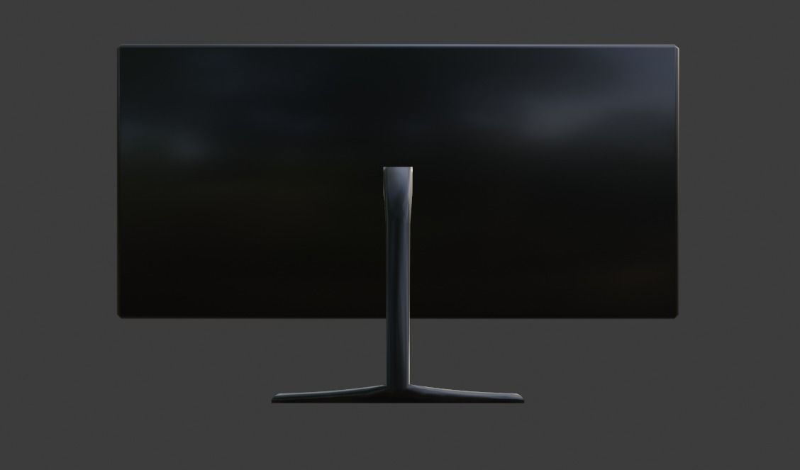 Realistic Desktop PC Low-poly 3D model_9