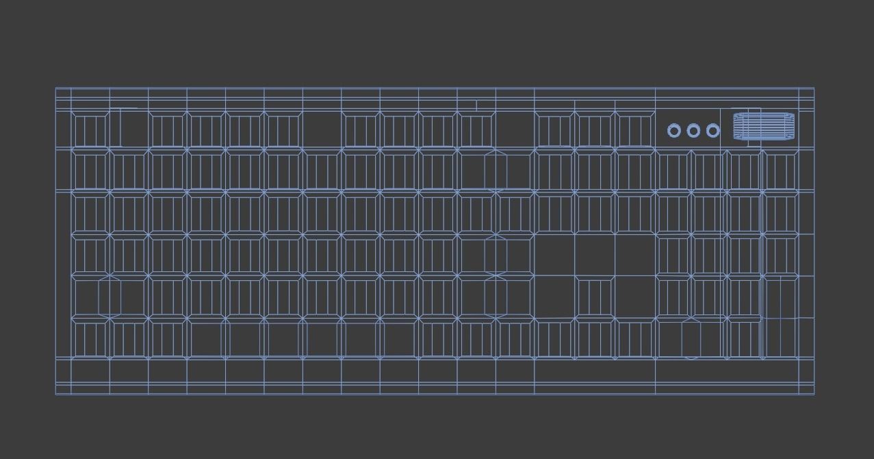 Realistic Desktop PC Low-poly 3D model_18