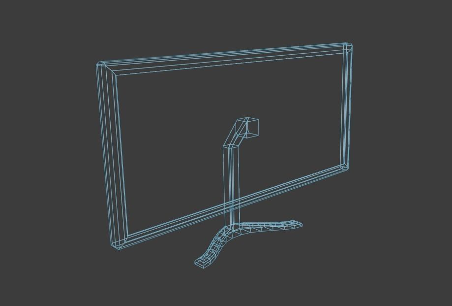 Realistic Desktop PC Low-poly 3D model_22