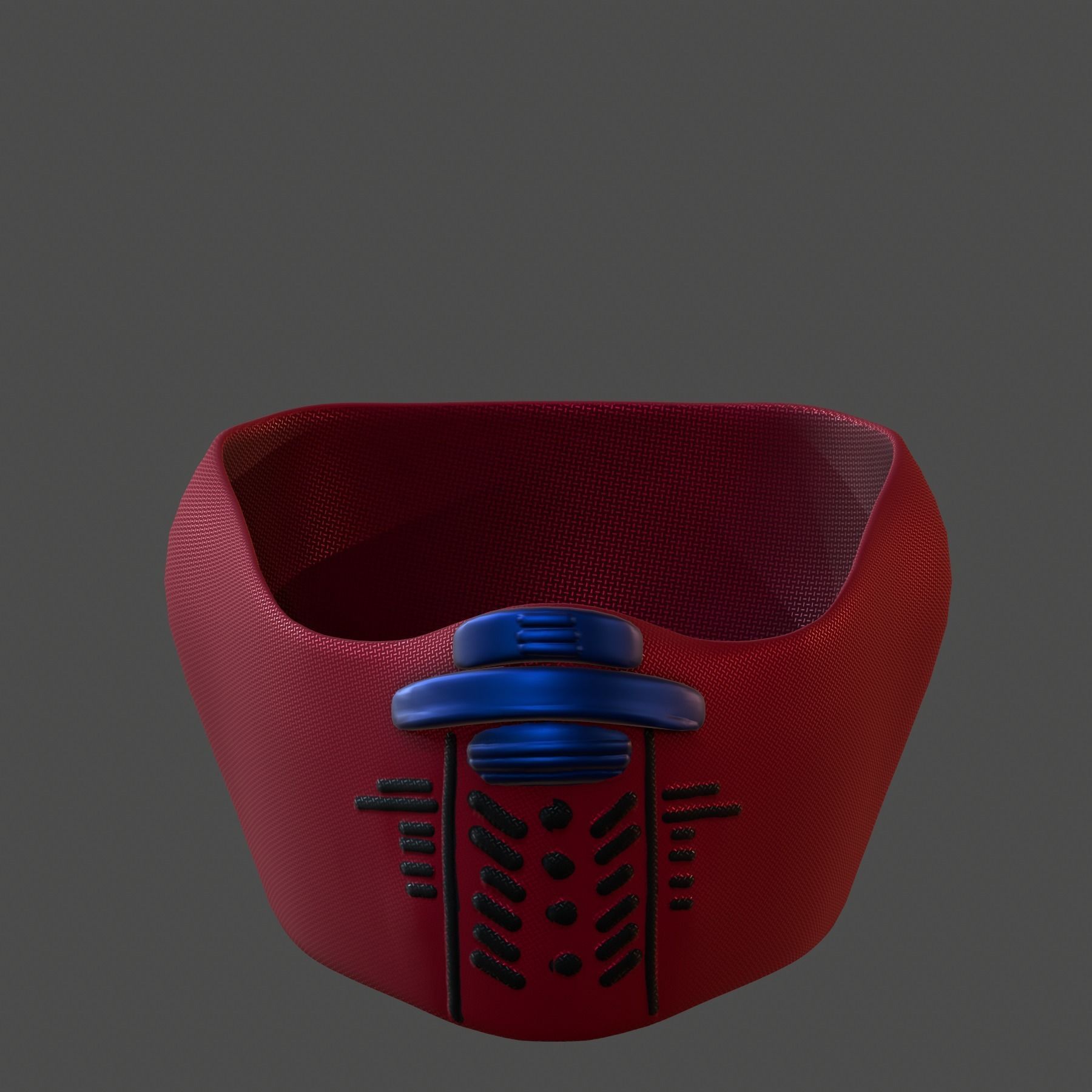 Gas mask helmet 3d model scifi Low-poly --- Low-poly 3D model_2