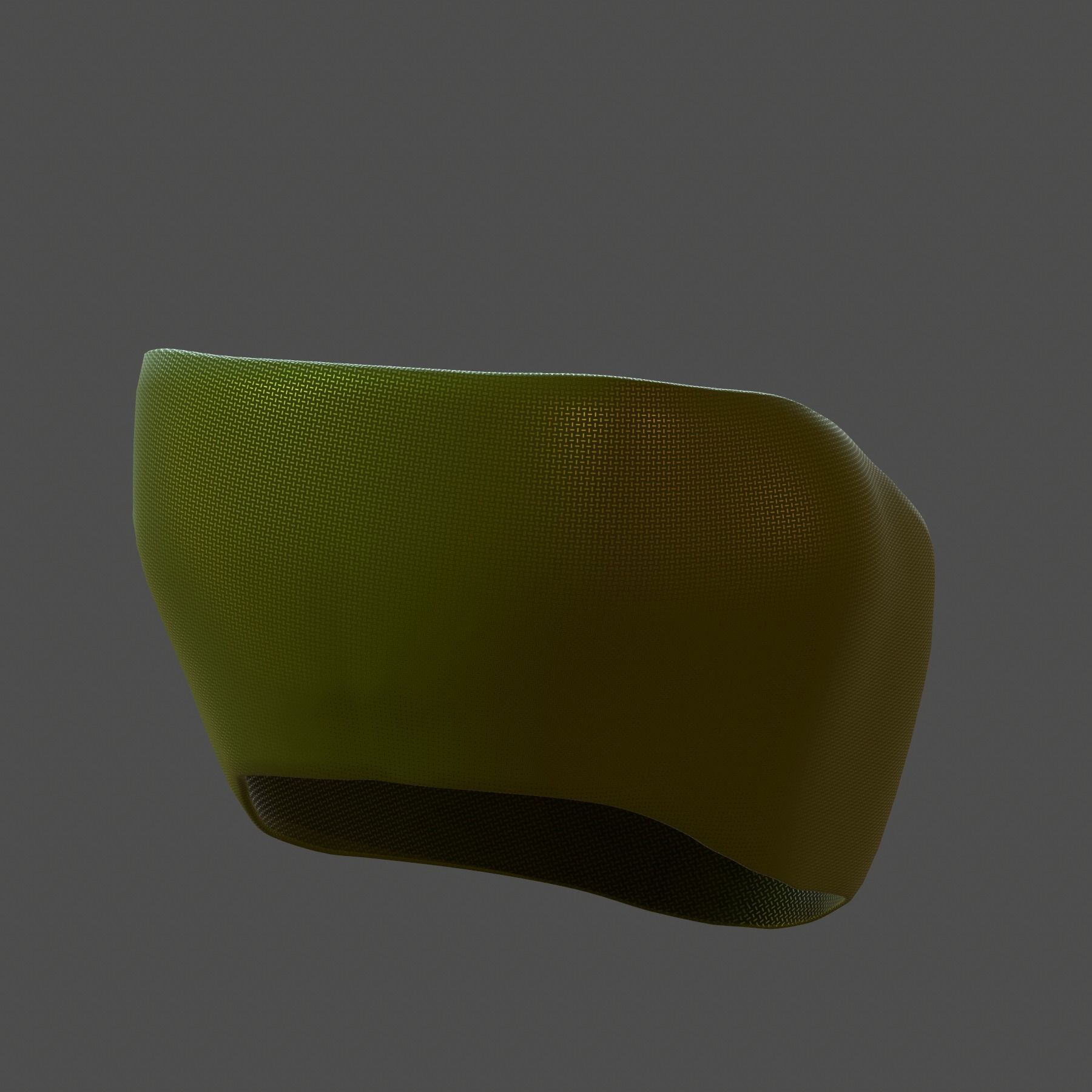 Gas mask helmet 3d model scifi Low-poly  Low-poly 3D model_5