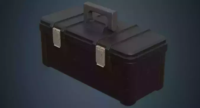 Toolbox 3B Low-poly 3D model
