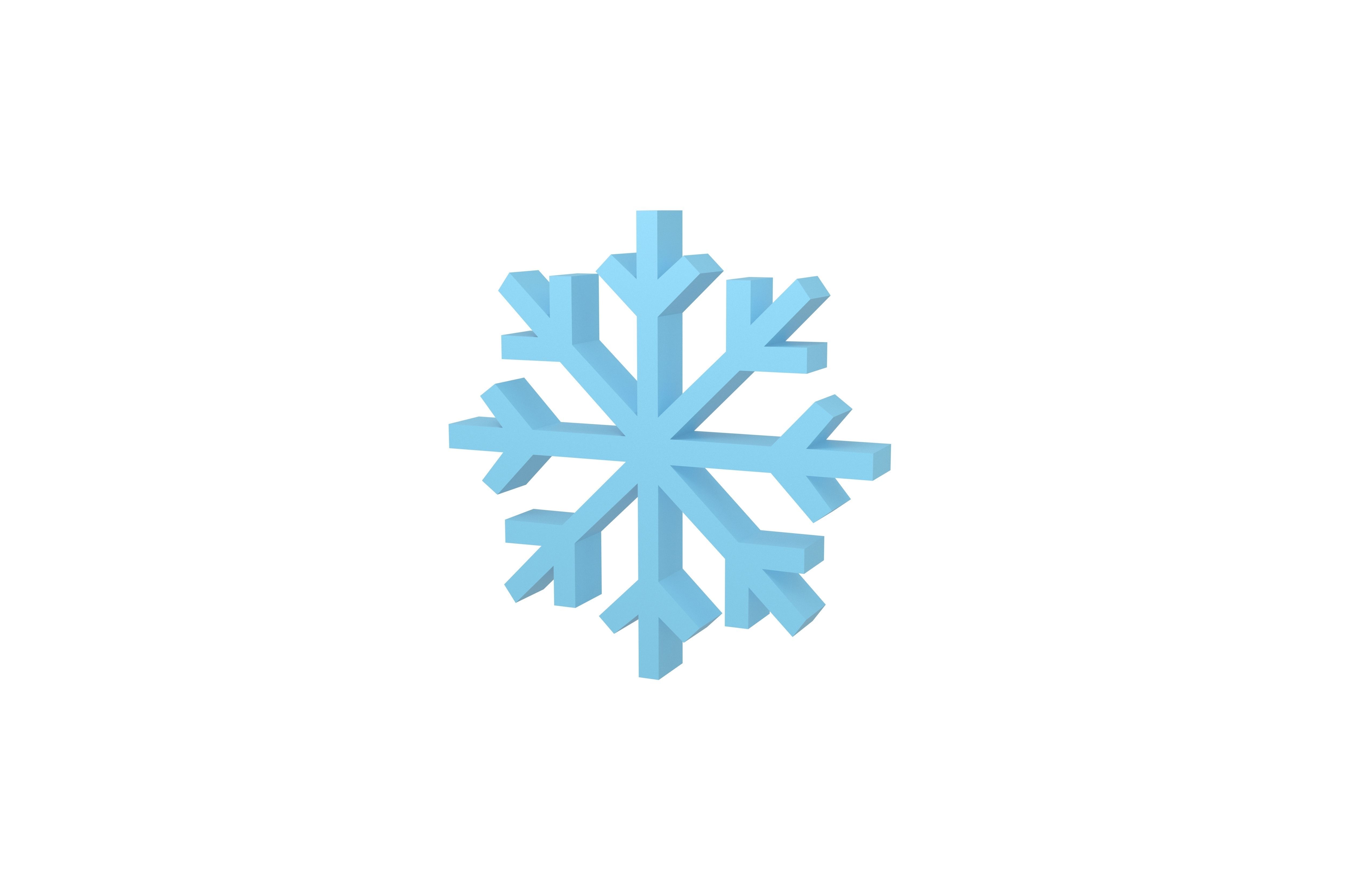 Weather Symbol v1 001 Low-poly 3D model_2