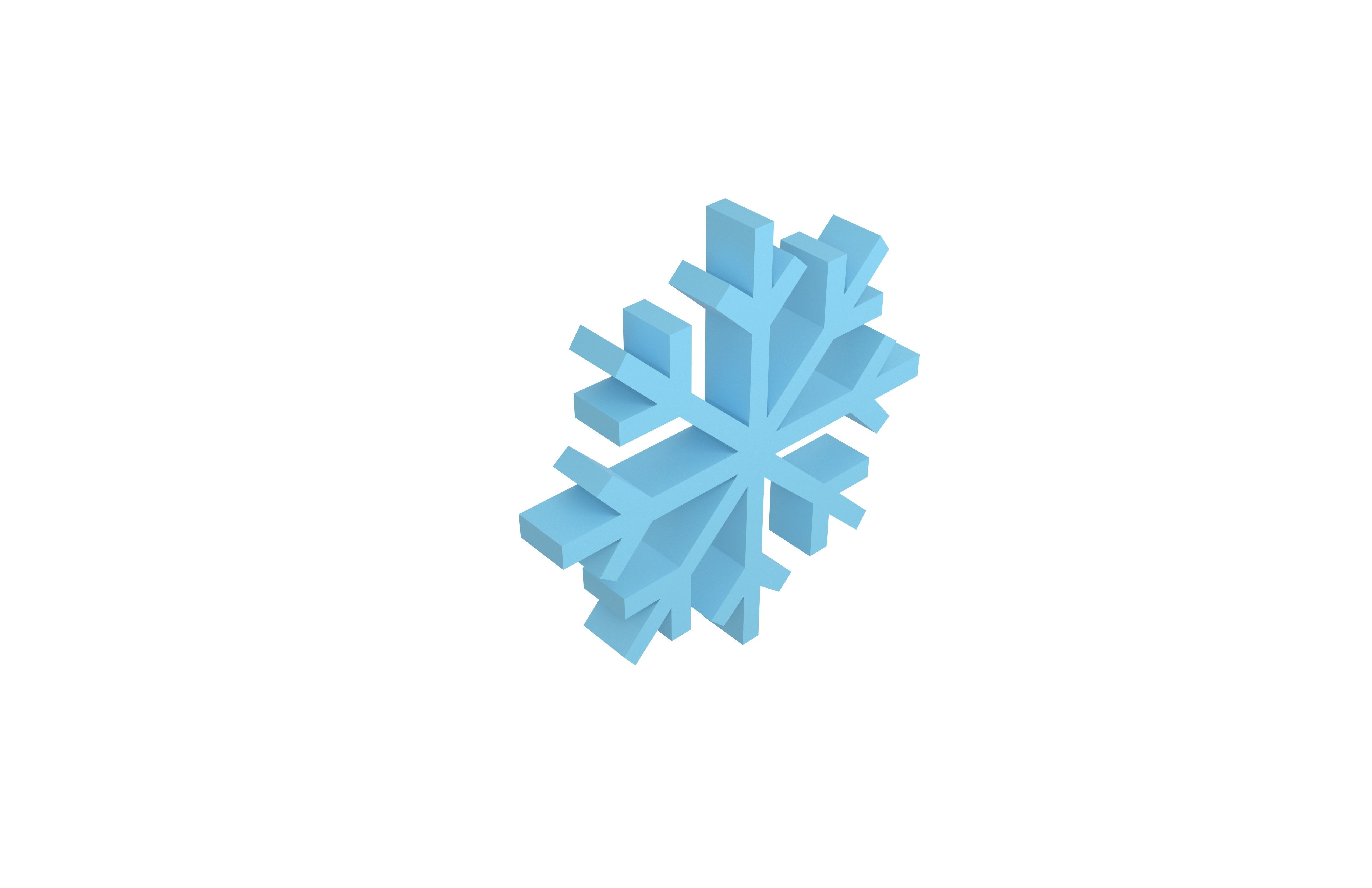 Weather Symbol v1 001 Low-poly 3D model_3