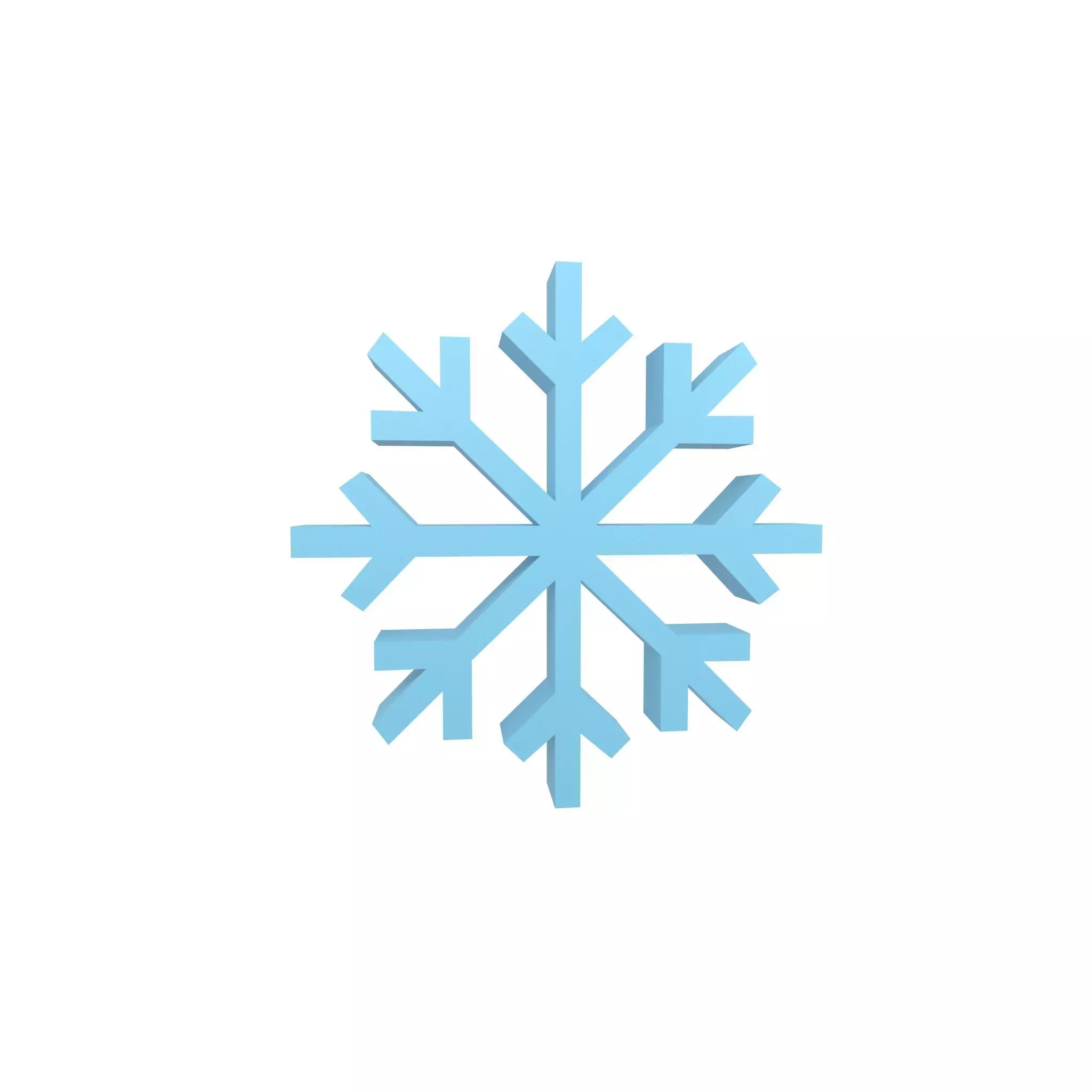 Weather Symbol v1 001 Low-poly 3D model_0