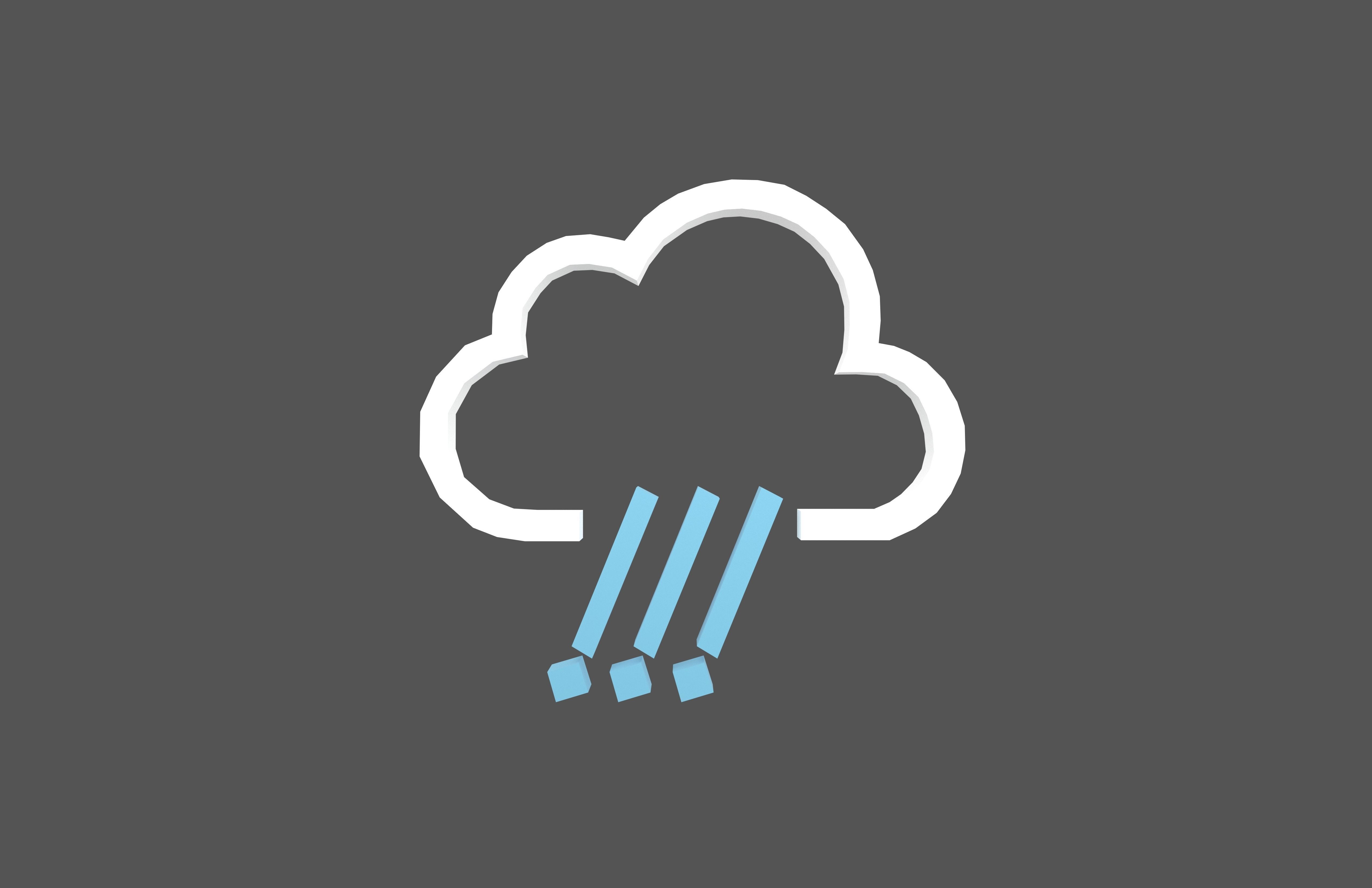 Weather Symbol v3 001 Low-poly 3D model_1