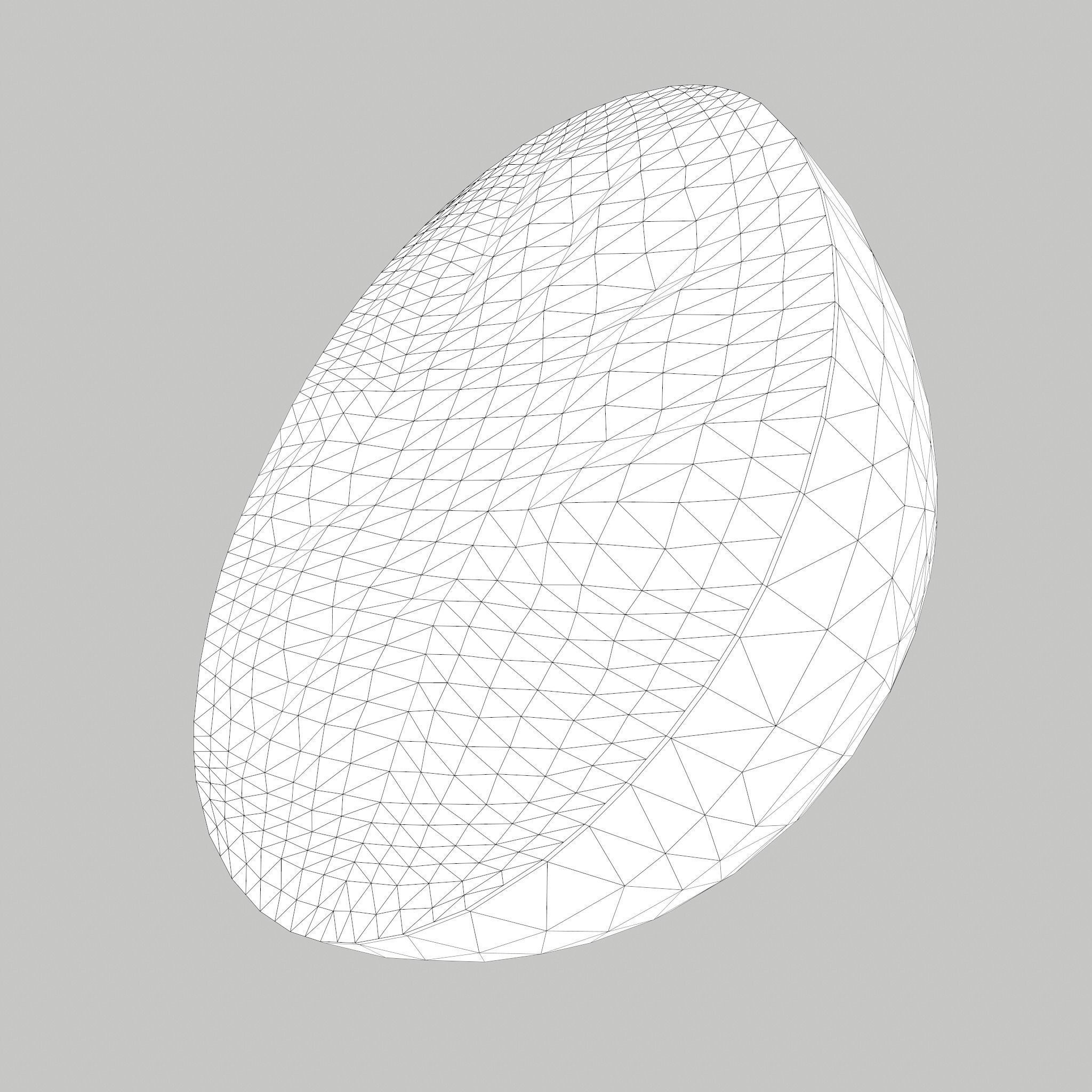 Half Orange Low-poly 3D model_16