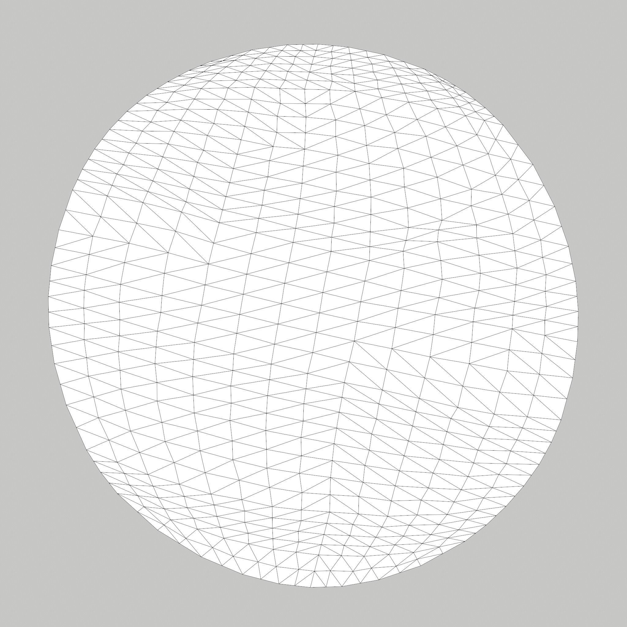 Half Orange Low-poly 3D model_14