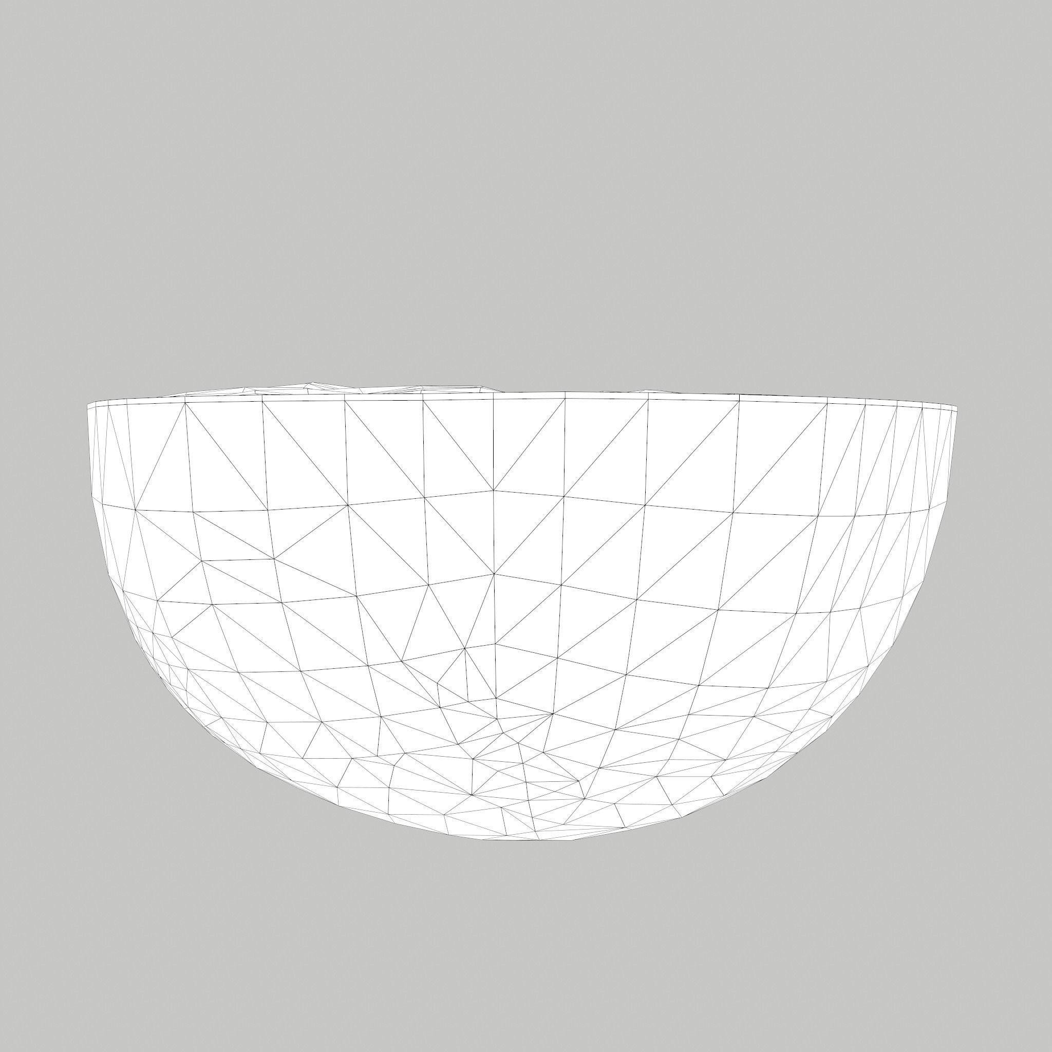 Half Orange Low-poly 3D model_18