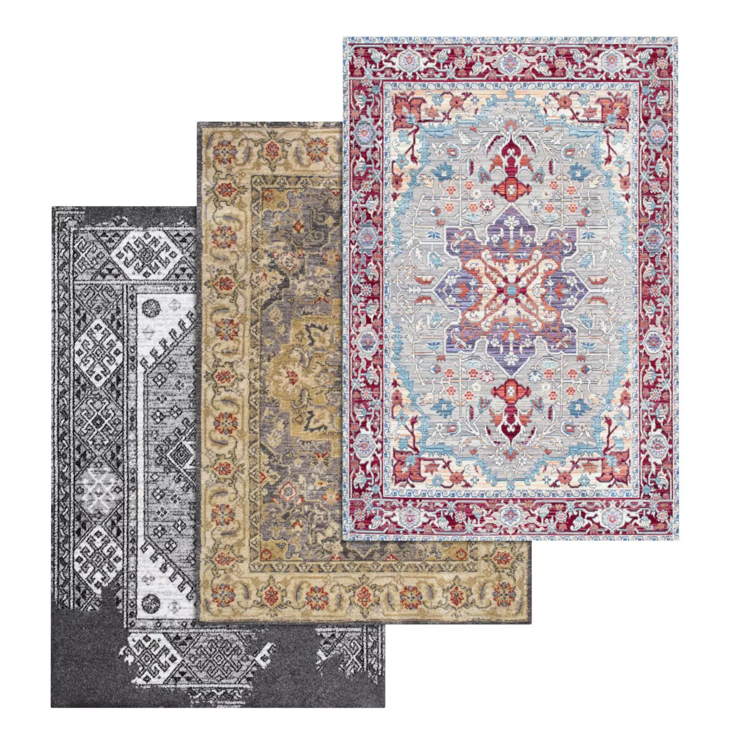 Rug Set 1723 3D model_0