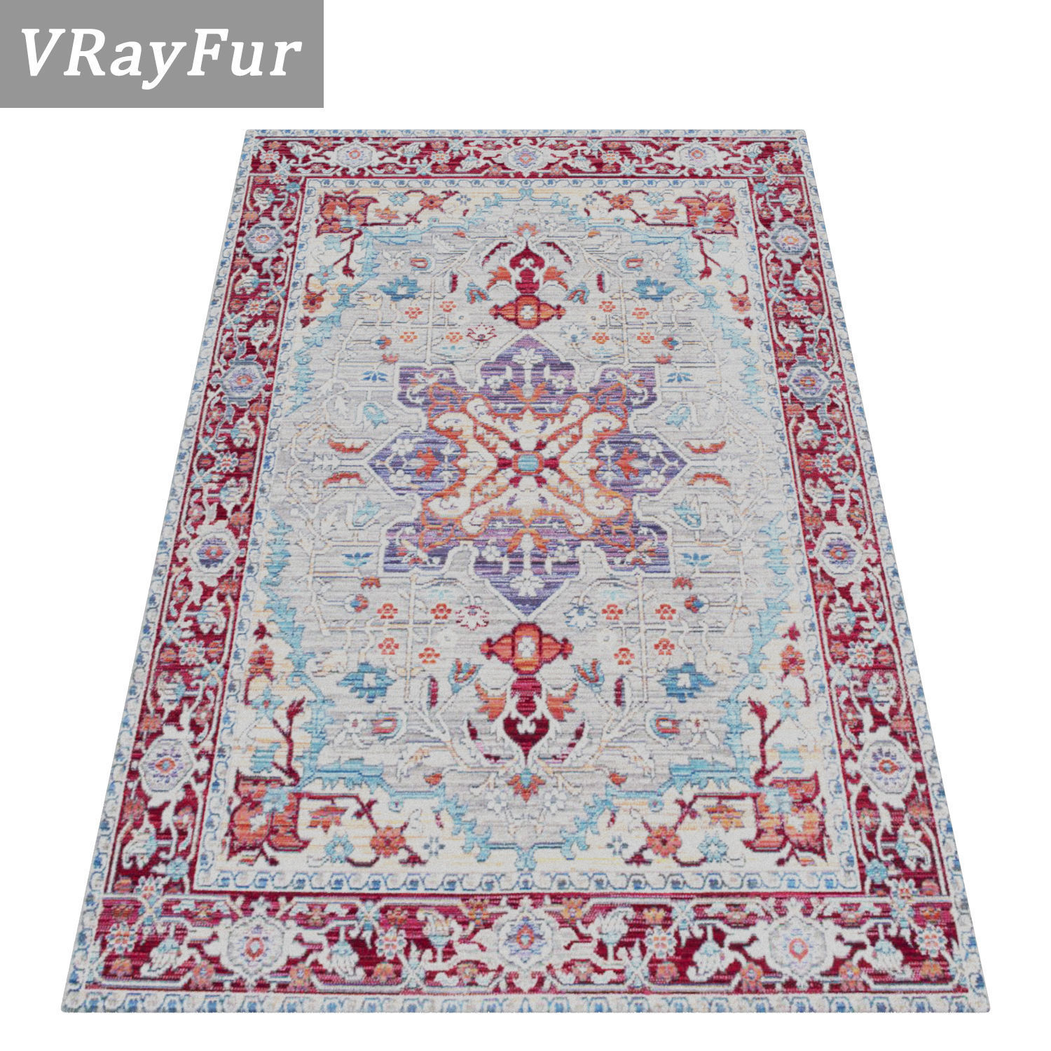 Rug Set 1723 3D model_2