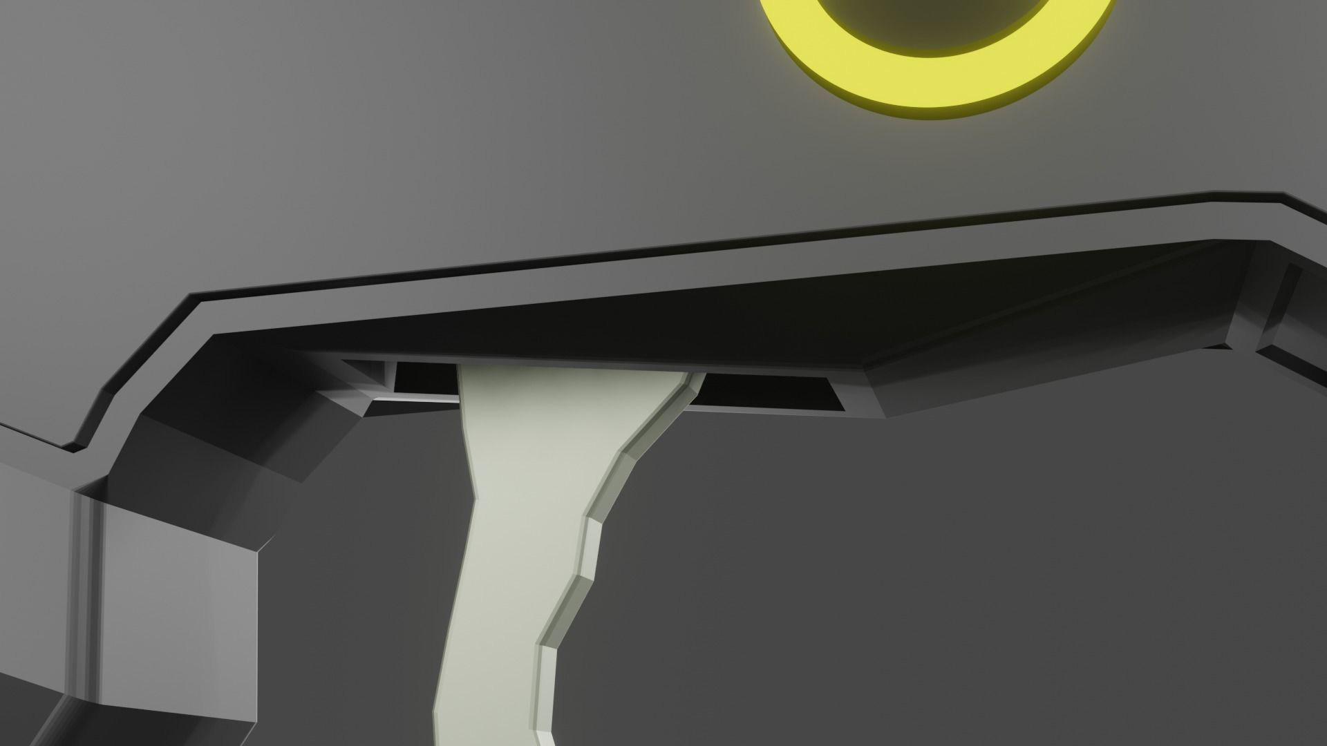 Gun scifi game Low-poly 3D model_8