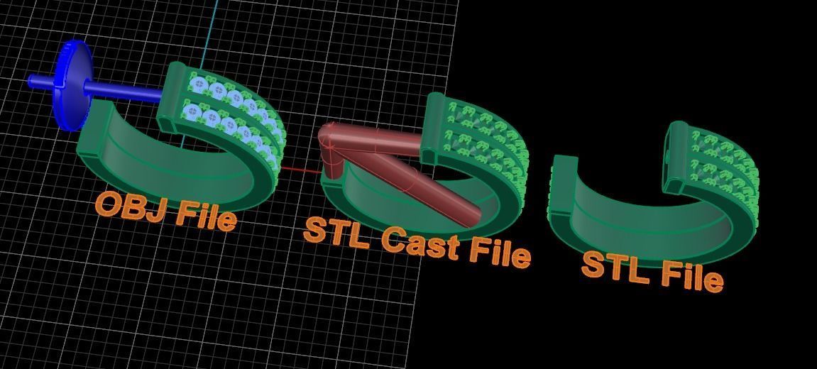 Double Infinity Diamond Hoop Fashion Earring 3D print model_7