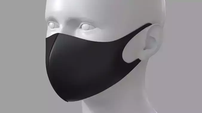 3D FACE MASK 3D model