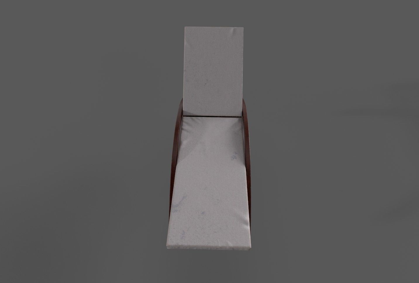 Pool Bench Free low-poly 3D model_3