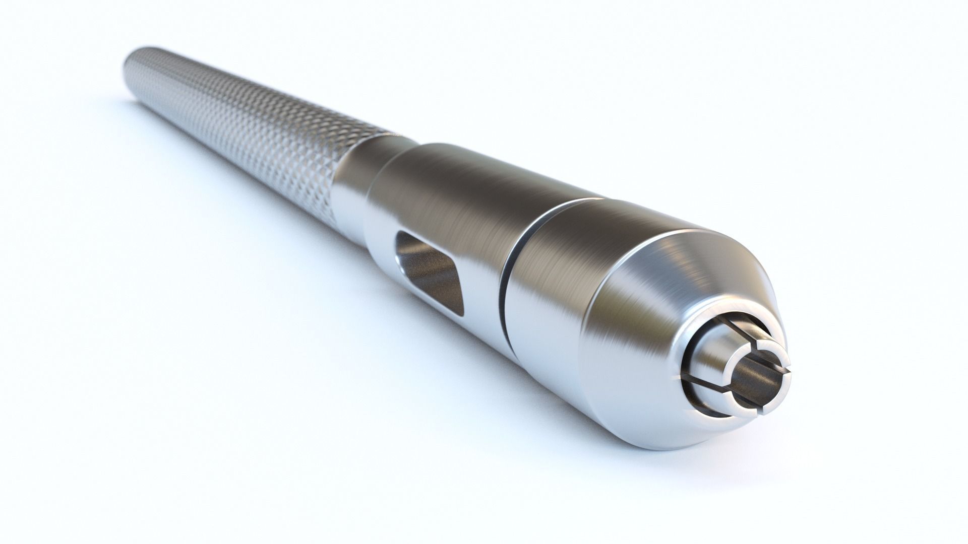 Manual Punch Handle for Hair Transplantation Low-poly 3D model_3