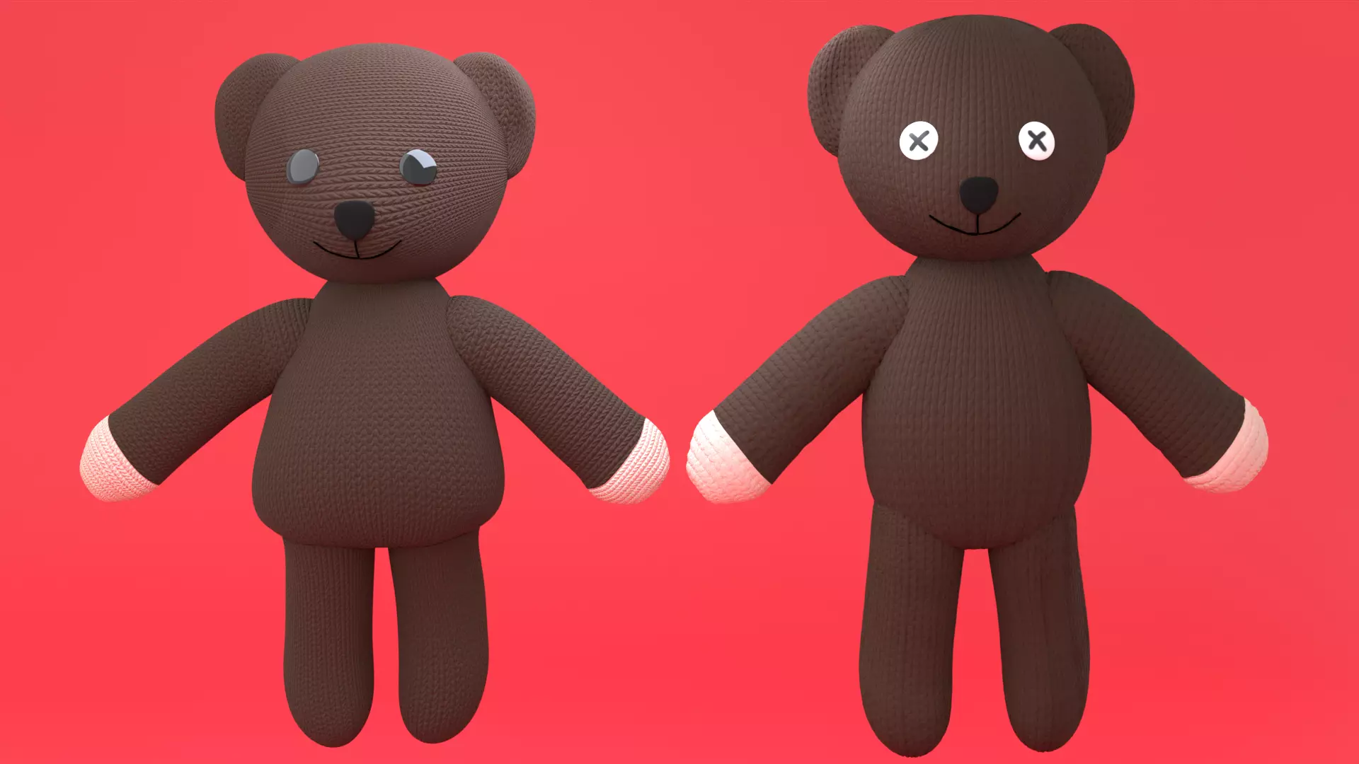 Teddy Buddies Free 3D model_0