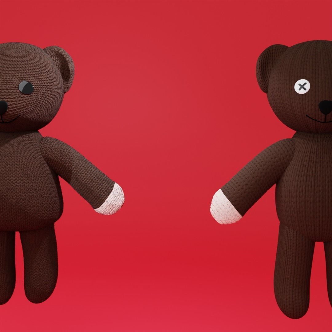 Teddy Buddies Free 3D model_2