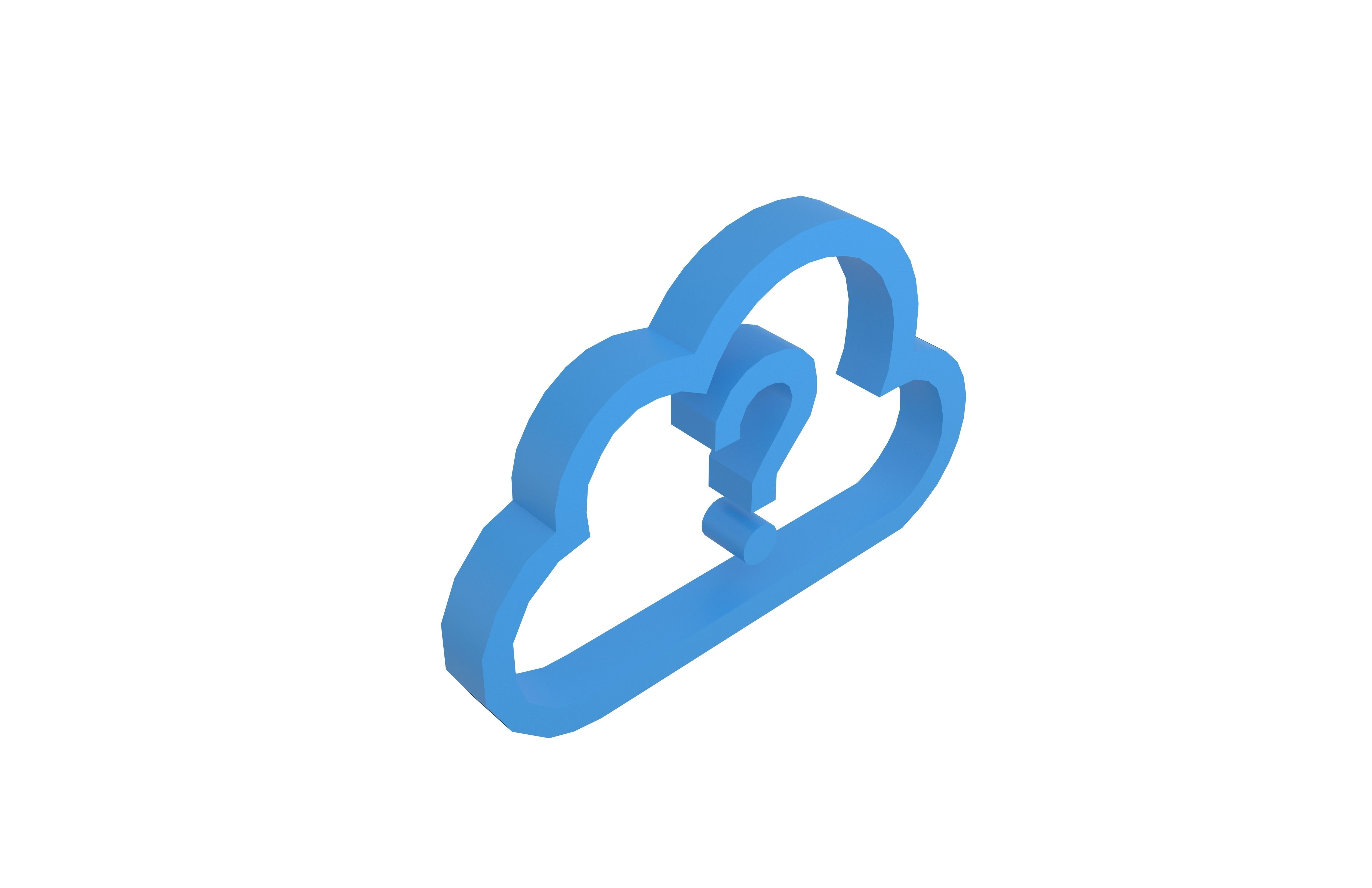 Weather Symbol v5 002 Low-poly 3D model_3