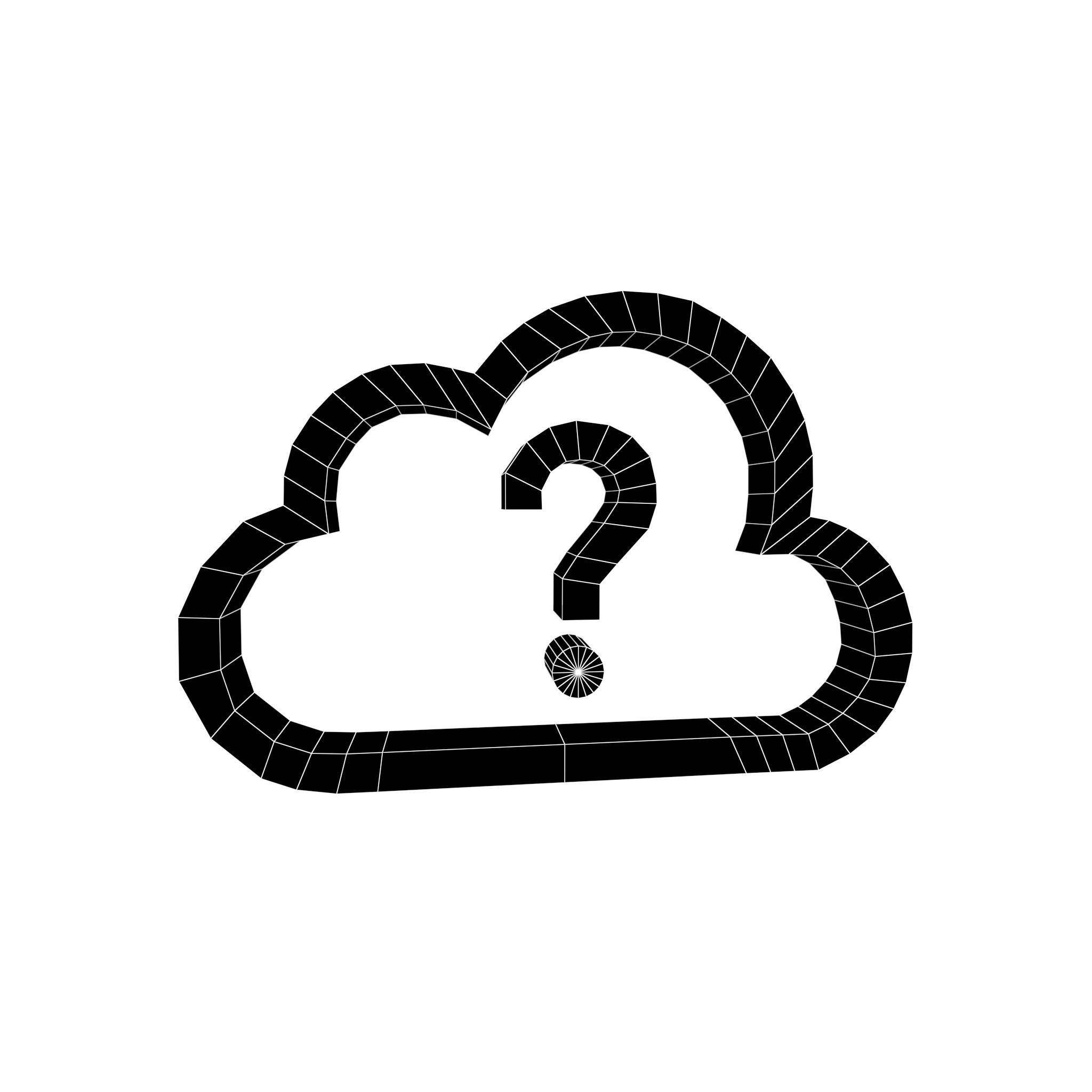 Weather Symbol v5 002 Low-poly 3D model_5