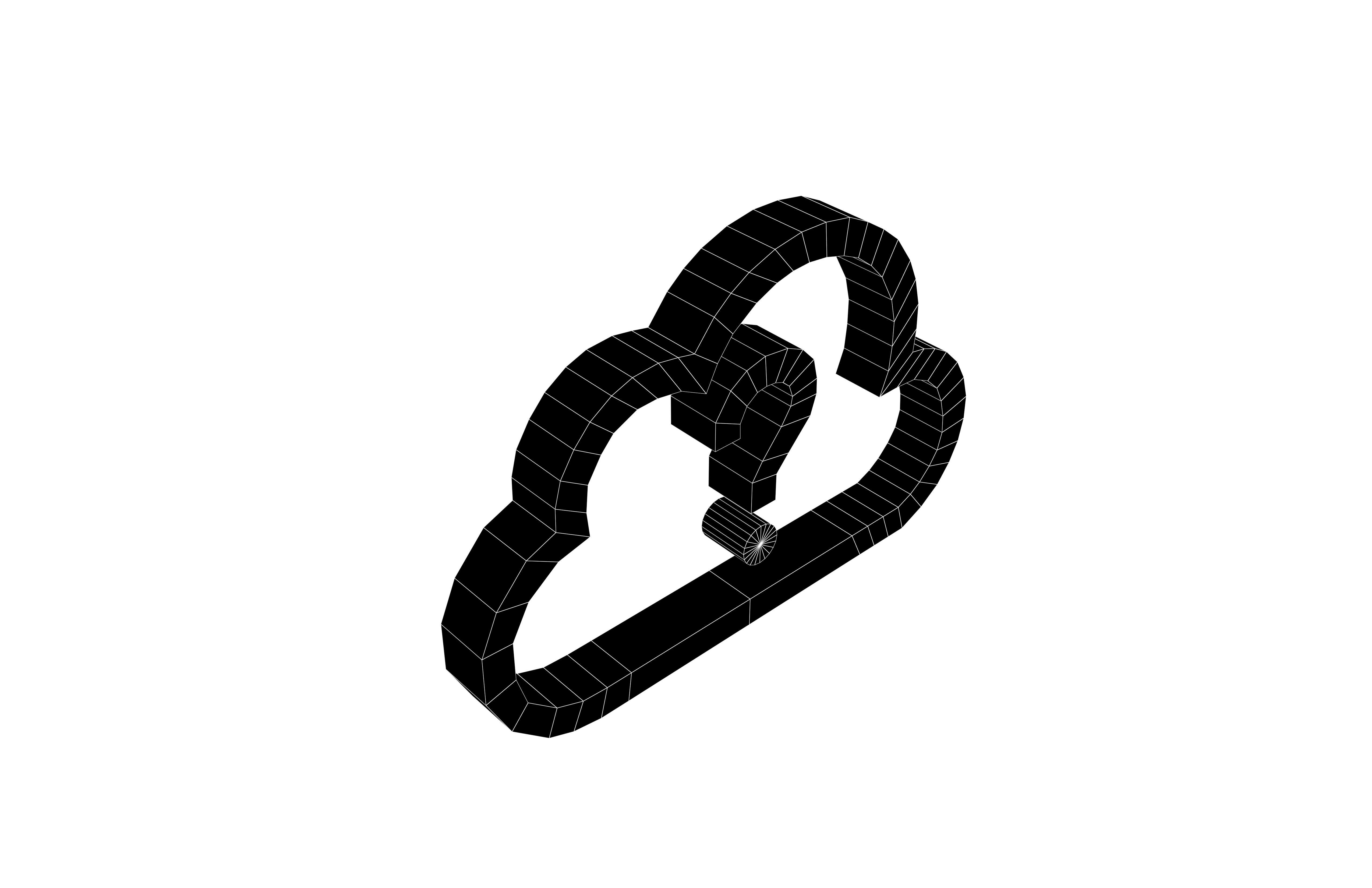 Weather Symbol v5 002 Low-poly 3D model_4