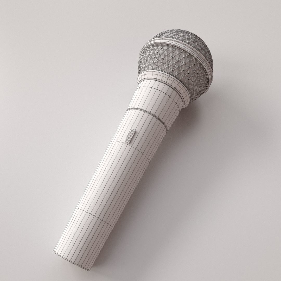 Microphone 3D model_4