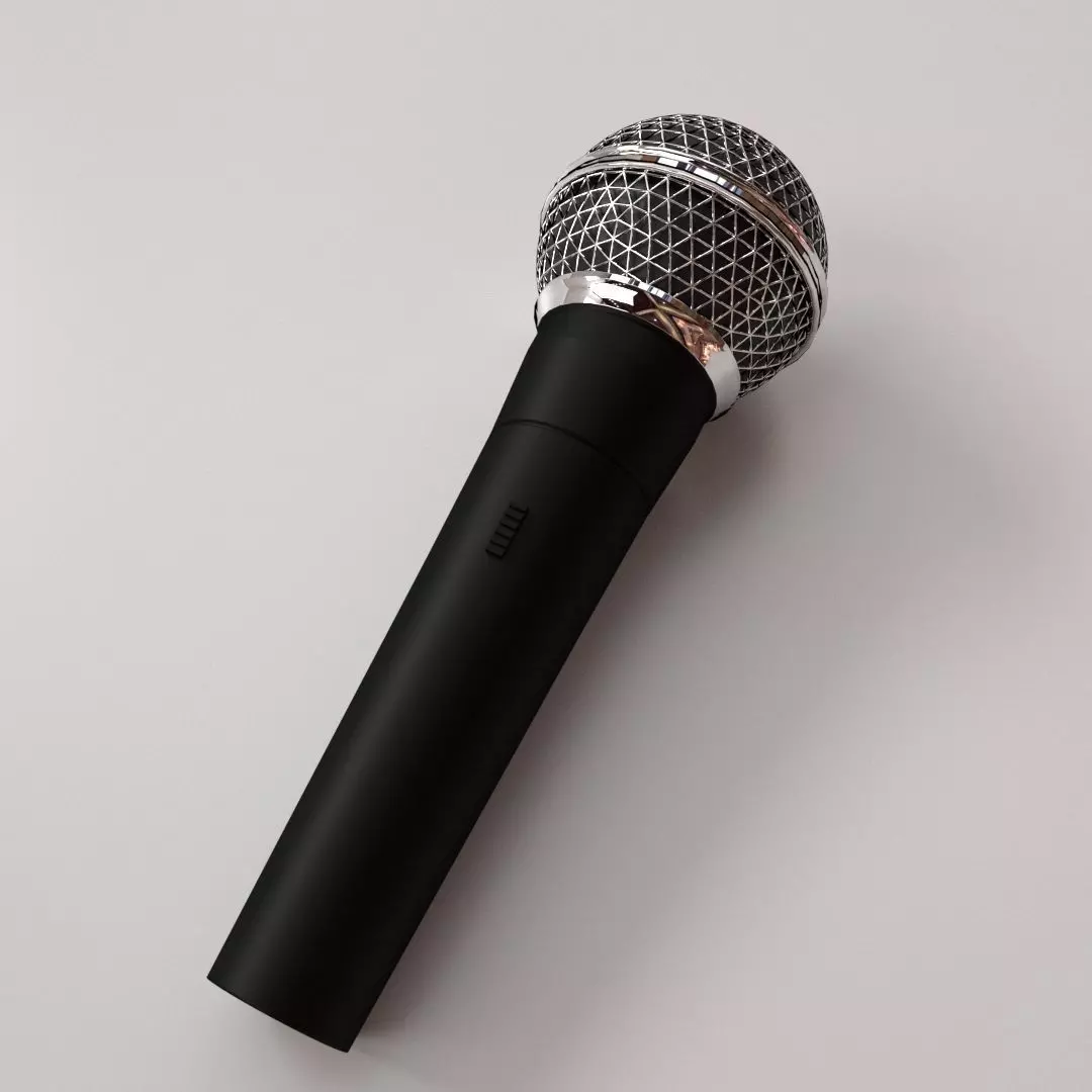 Microphone 3D model_0