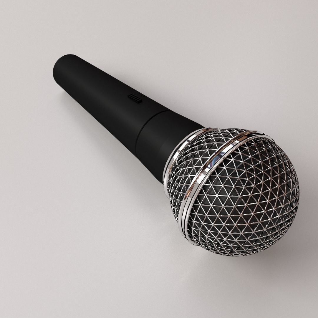 Microphone 3D model_2