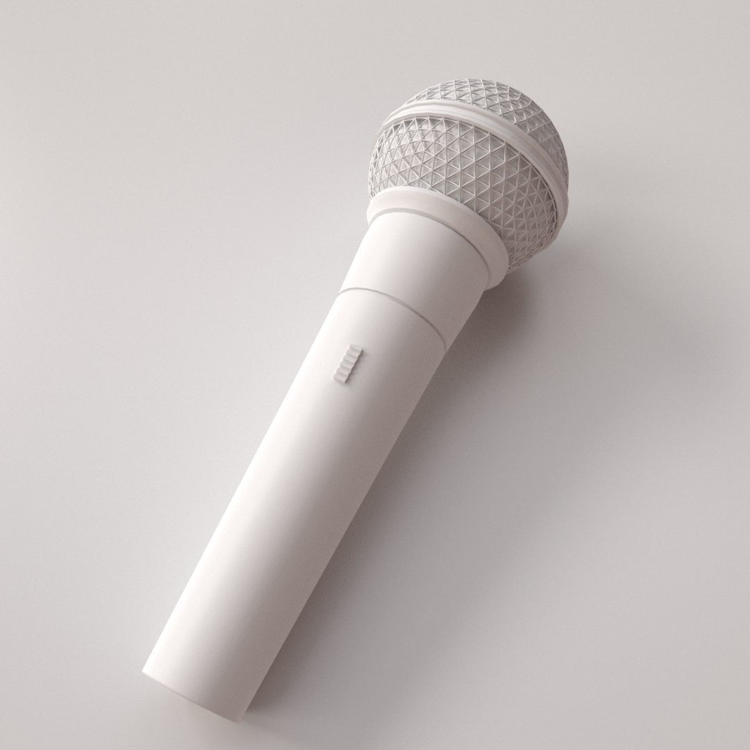 Microphone 3D model_3