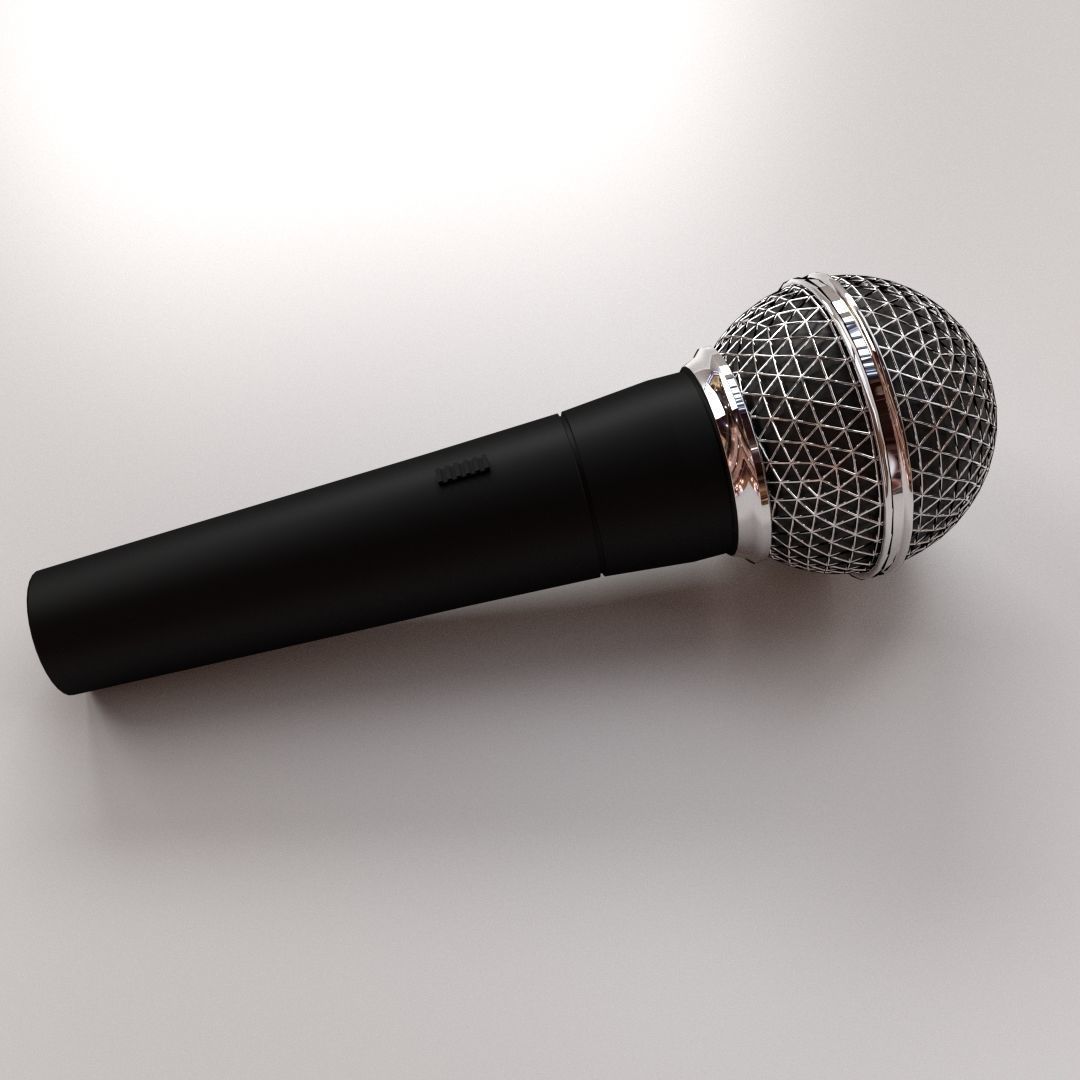 Microphone 3D model_1