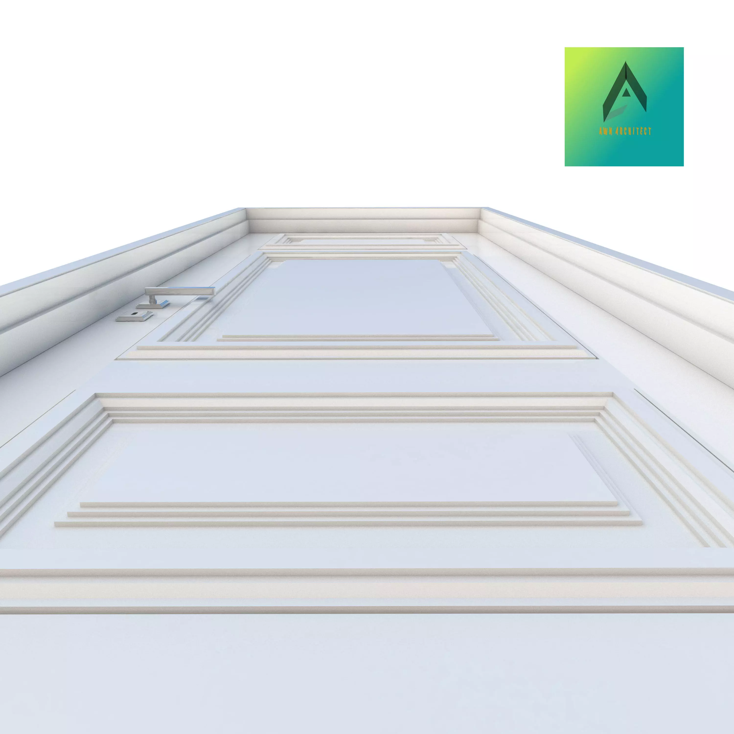 Room Door Type 23 3D print model_0