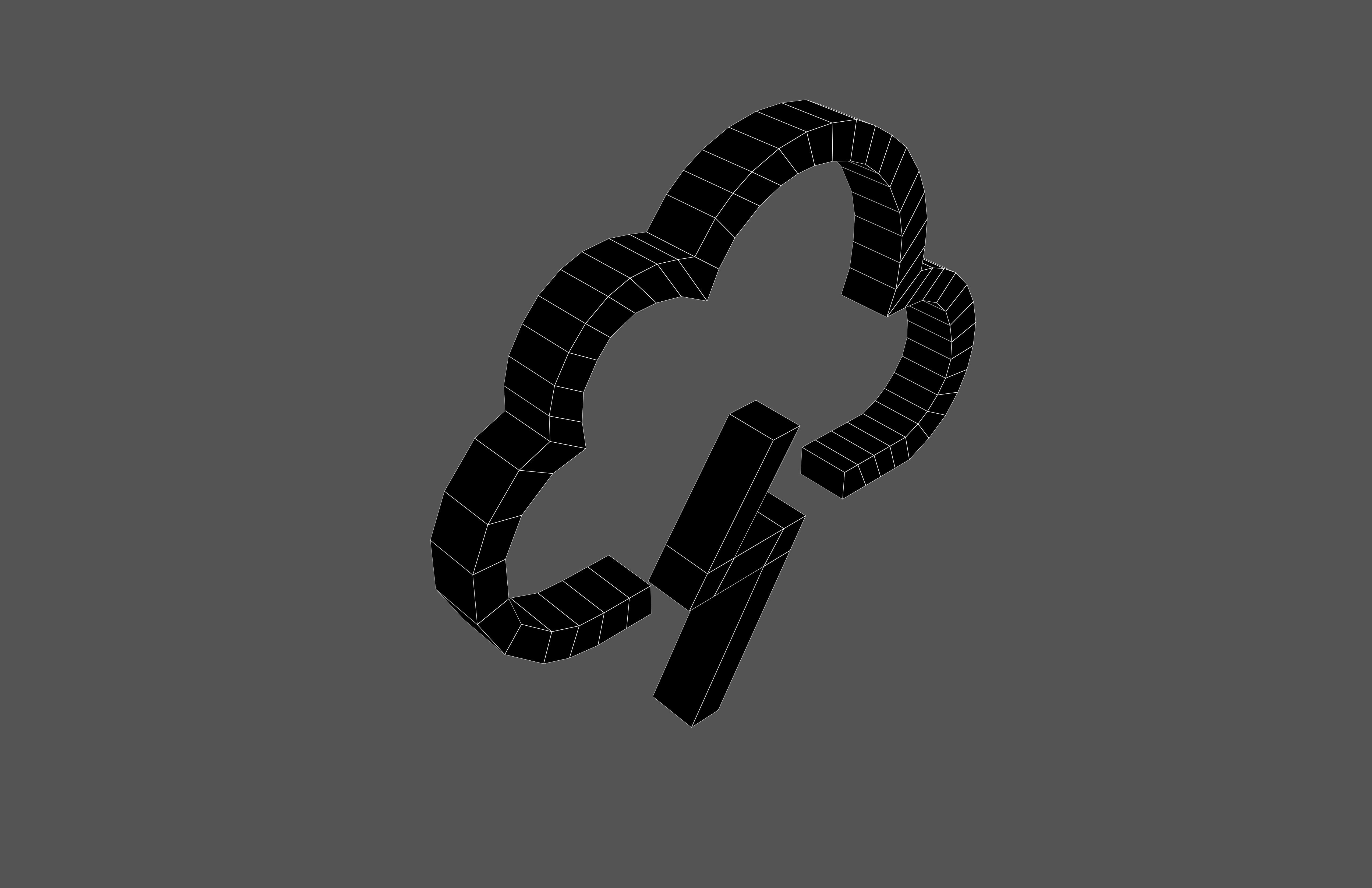 Weather Symbol v8 001 Low-poly 3D model_7