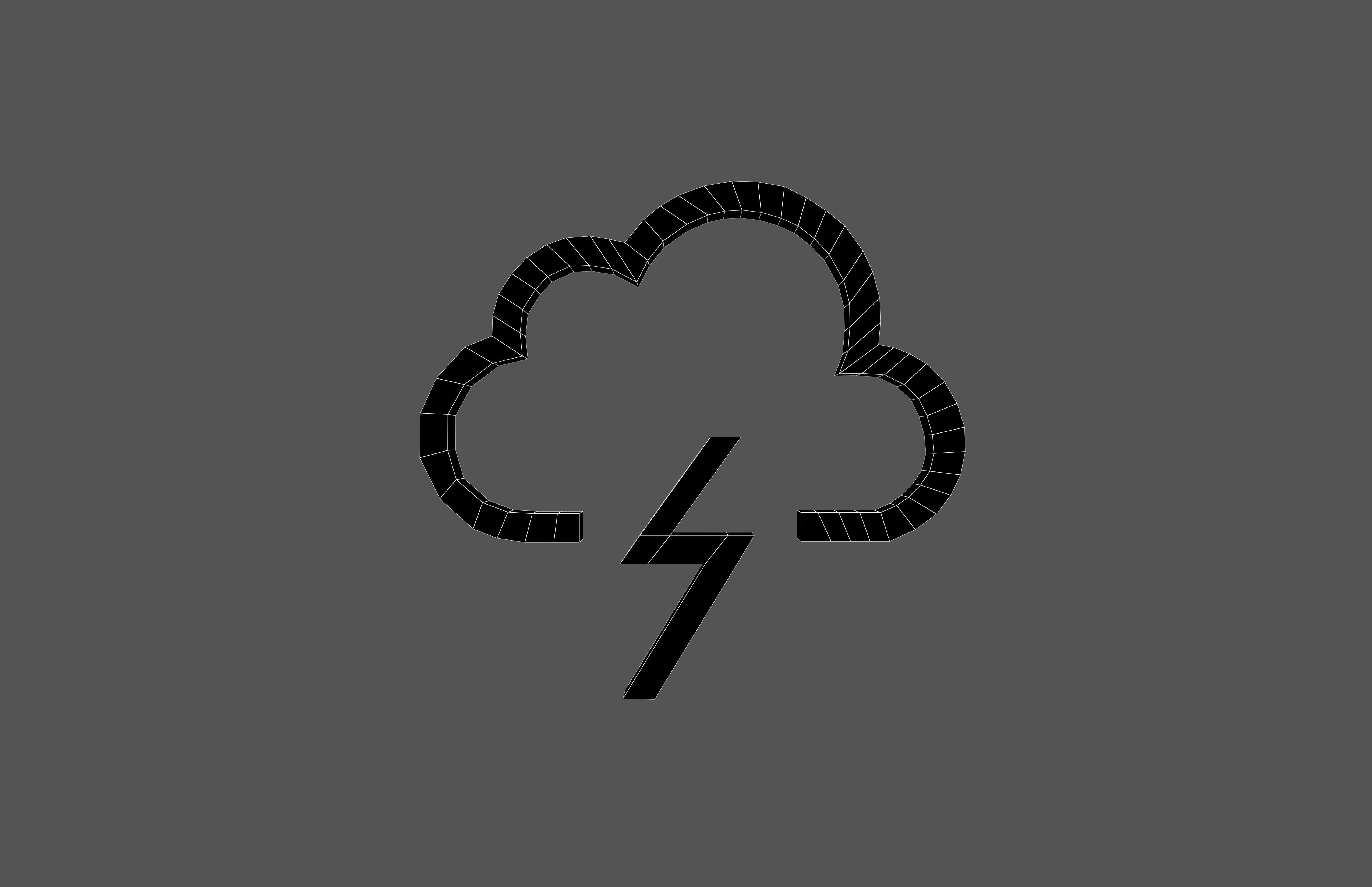 Weather Symbol v8 001 Low-poly 3D model_5