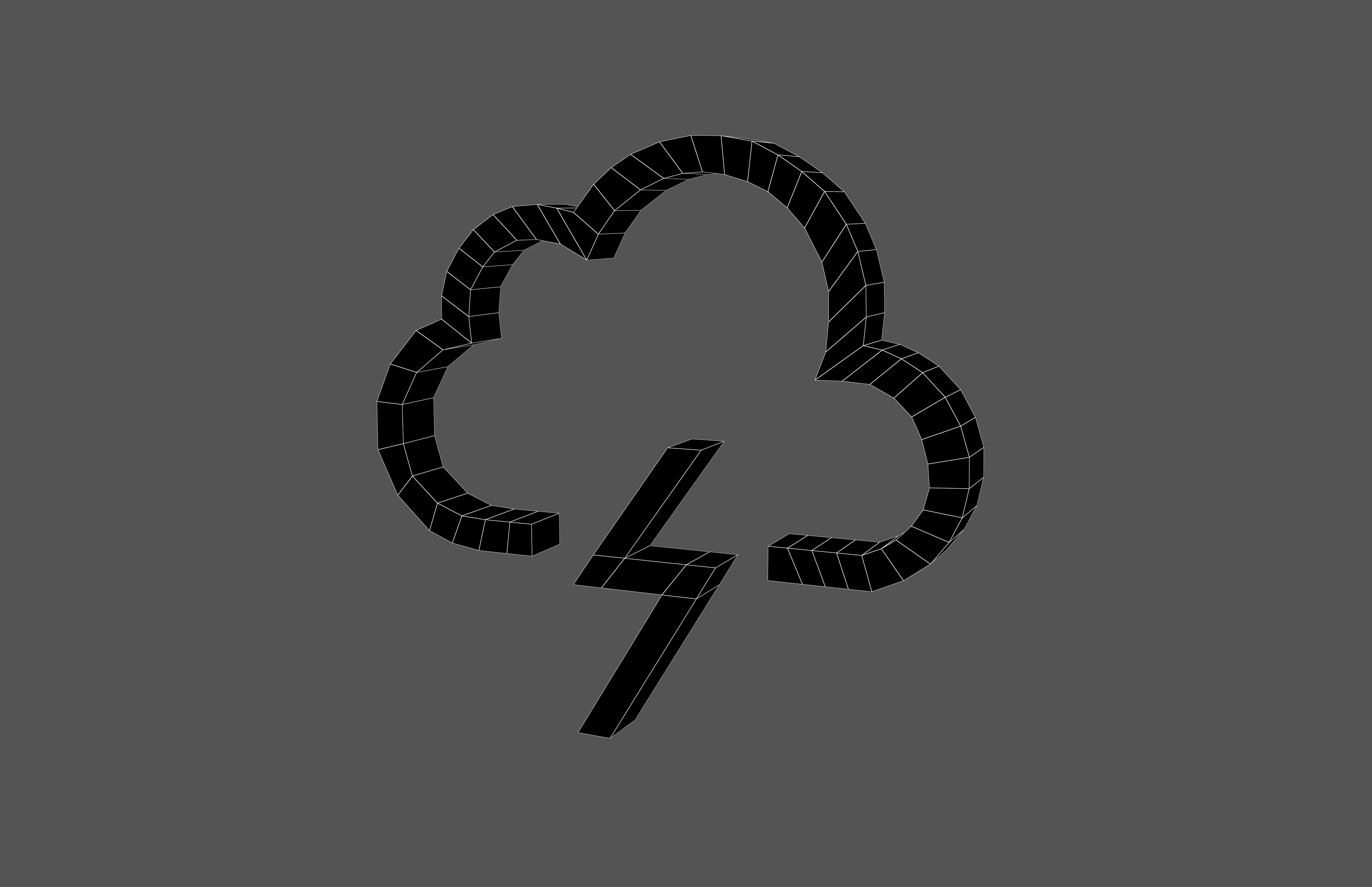 Weather Symbol v8 001 Low-poly 3D model_6