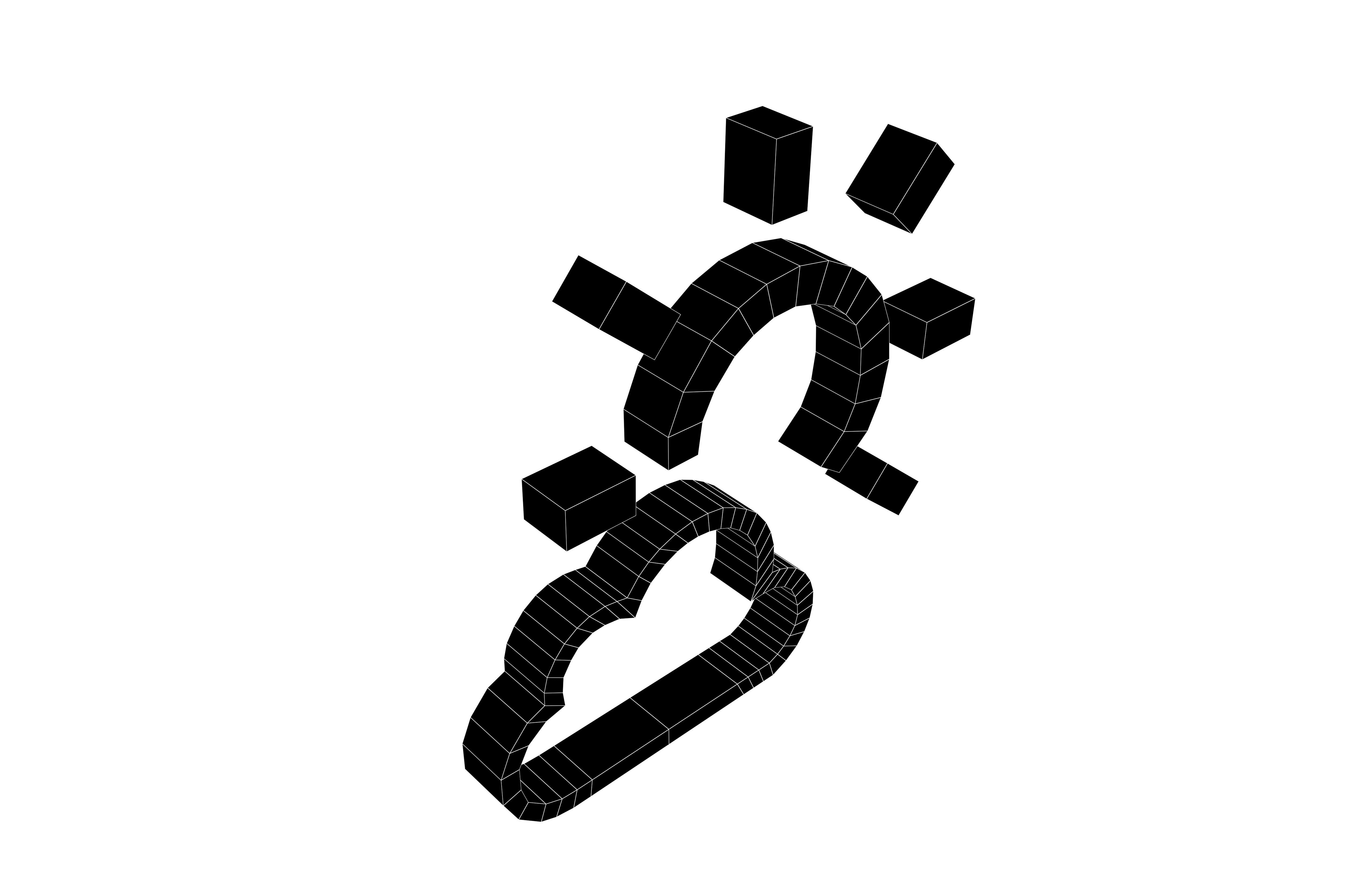 Weather Symbol v9 002 Low-poly 3D model_7